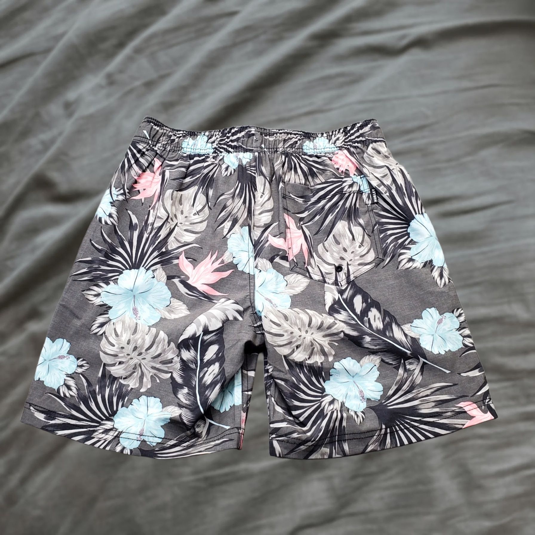 Hurley Hurley Board Shorts Mens M Multicolor Hawaiian Polyester Stretch Pockets Size US 31 - 1 Thumbnail