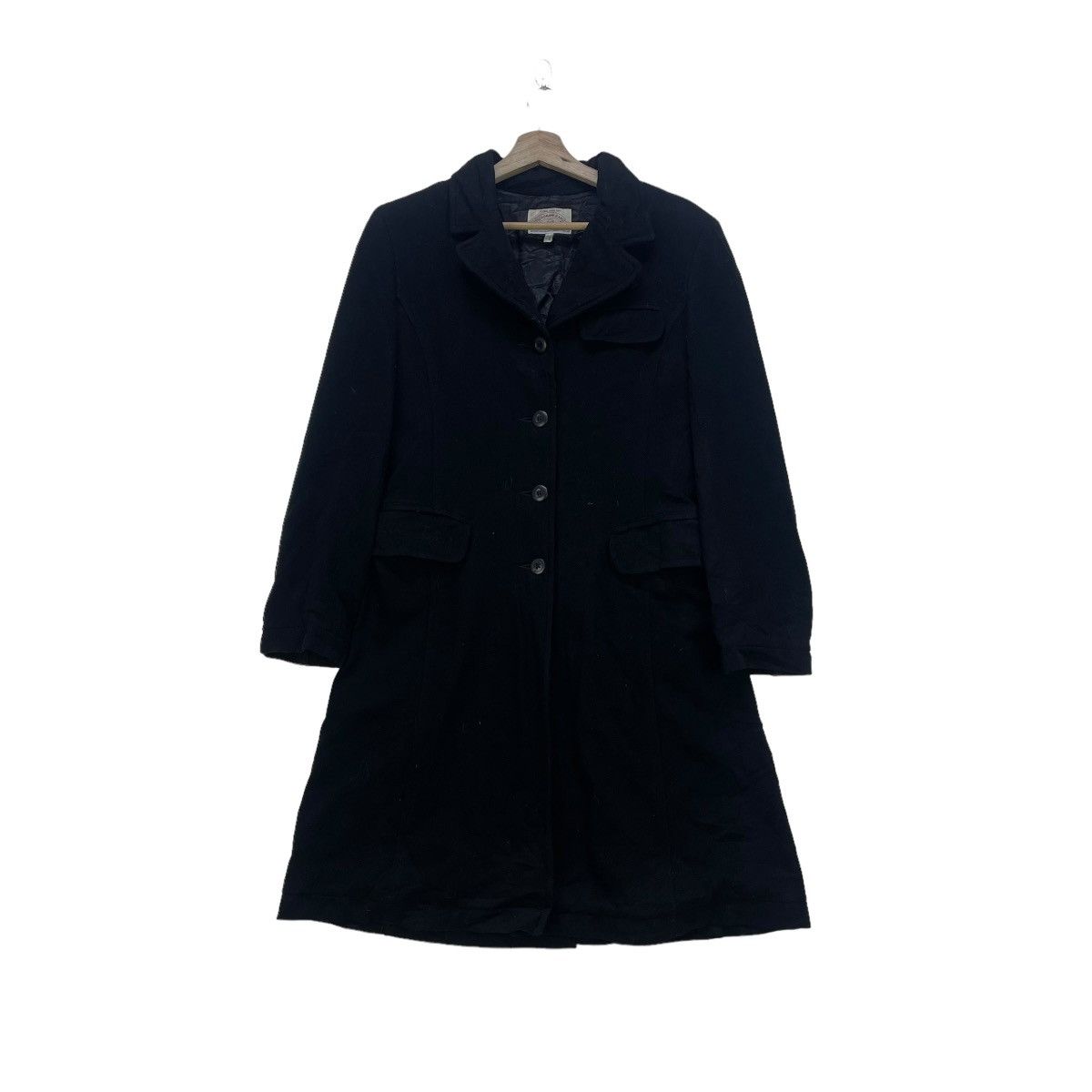 Armani × Autumn Cashmere Italian Designer Armani Jeans Heringgbone Coat Jacket Size M / US 6-8 / IT 42-44 - 1 Thumbnail