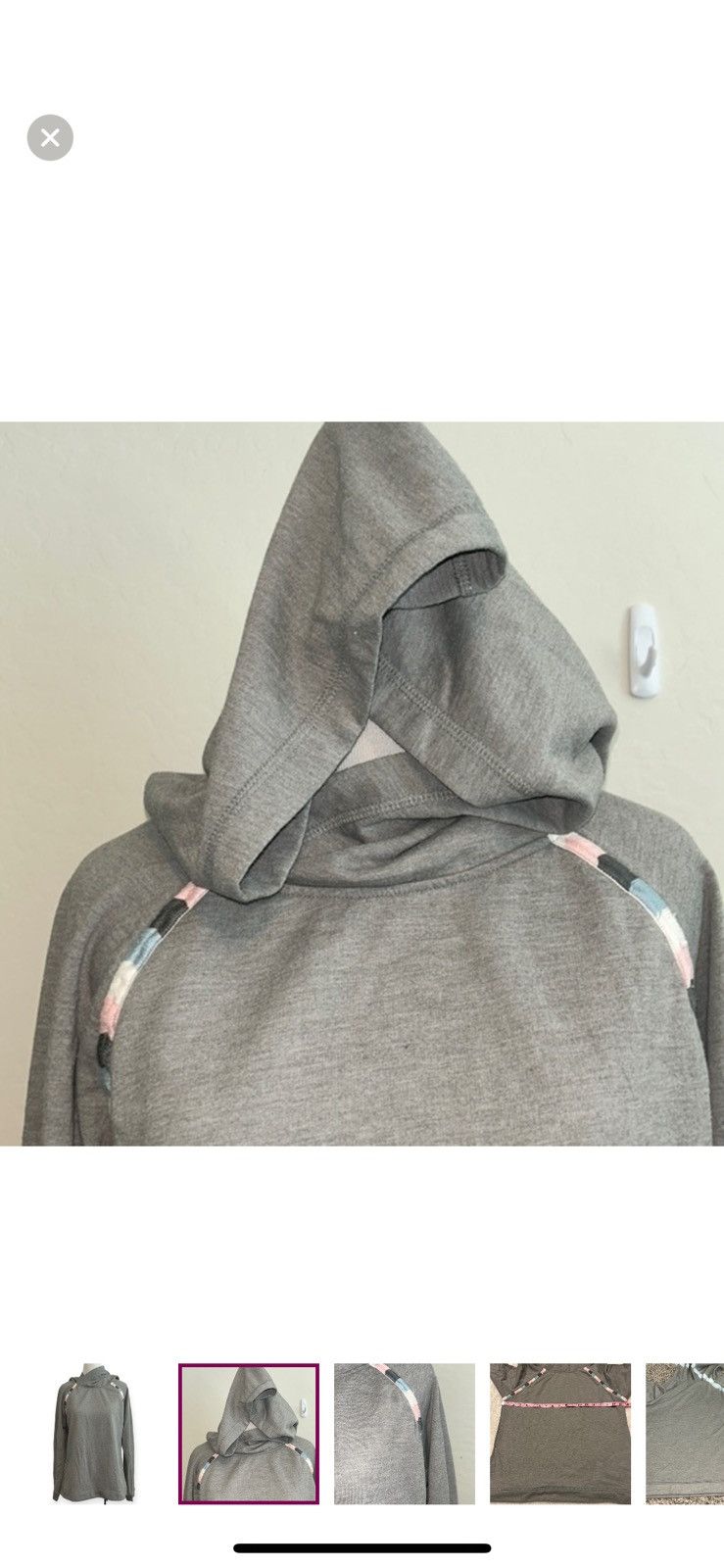 Lucky Brand Lucky brand women’s medium grey hoodie‎ Size M / US 6-8 / IT 42-44 - 4 Thumbnail