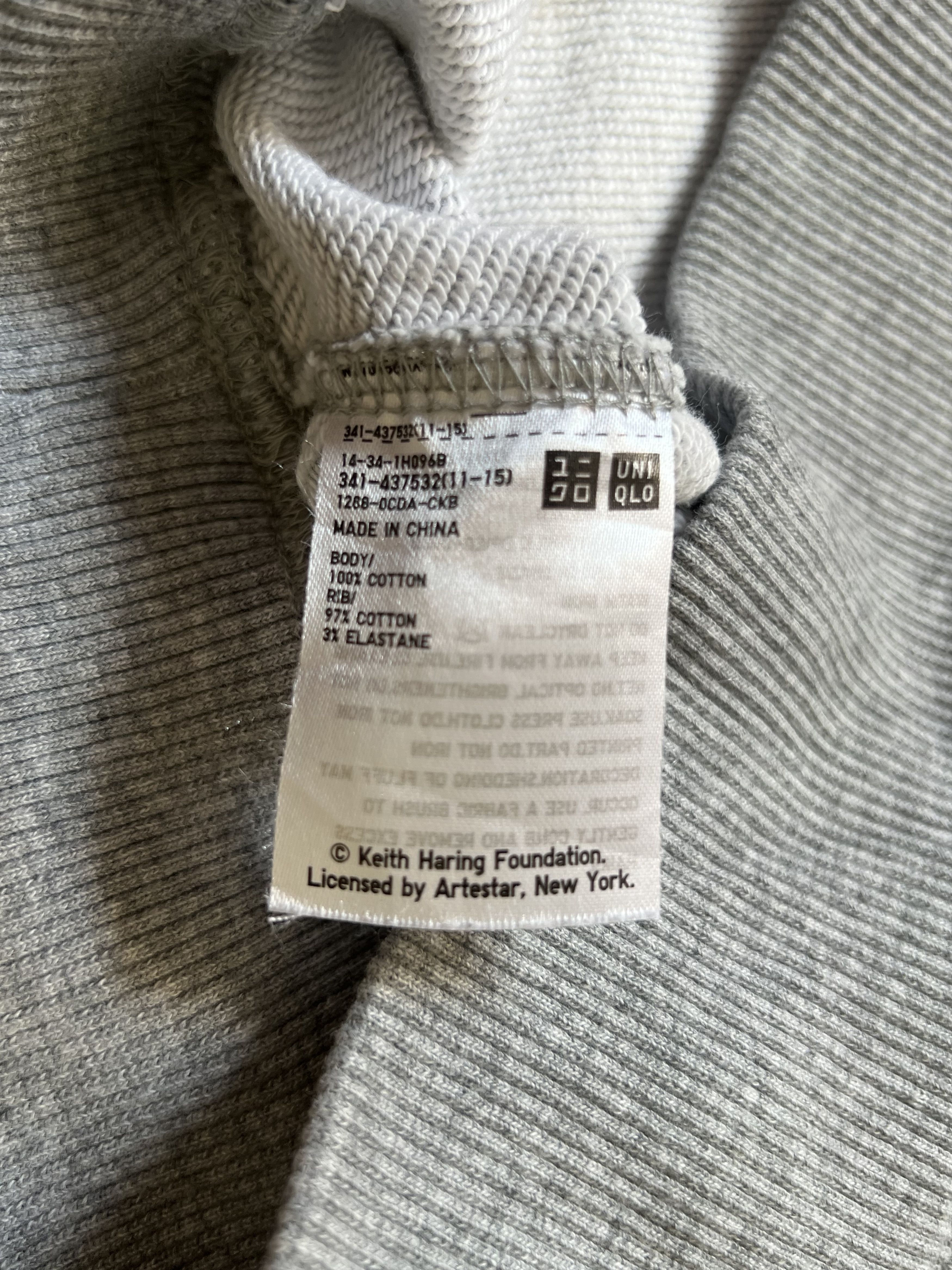 Keith Haring 💚 Keith Haring x Uniqlo Koen Street Grey Hoodie X-Large Size US XL / EU 56 / 4 - 7 Thumbnail
