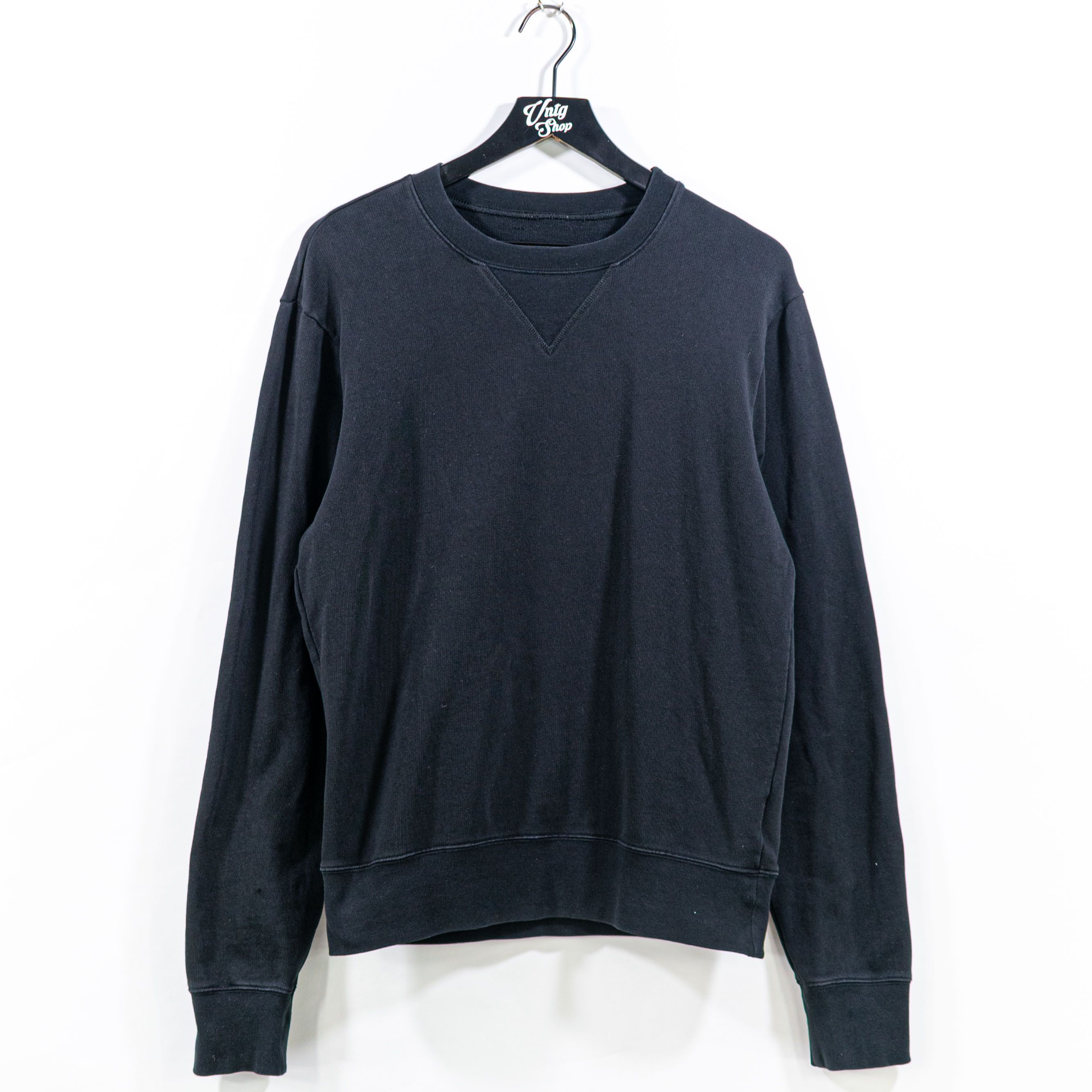image of Maison Margiela x Vintage Margiela Elbow Patch Sweatshirt Aw17 in Black, Men's (Size Small)