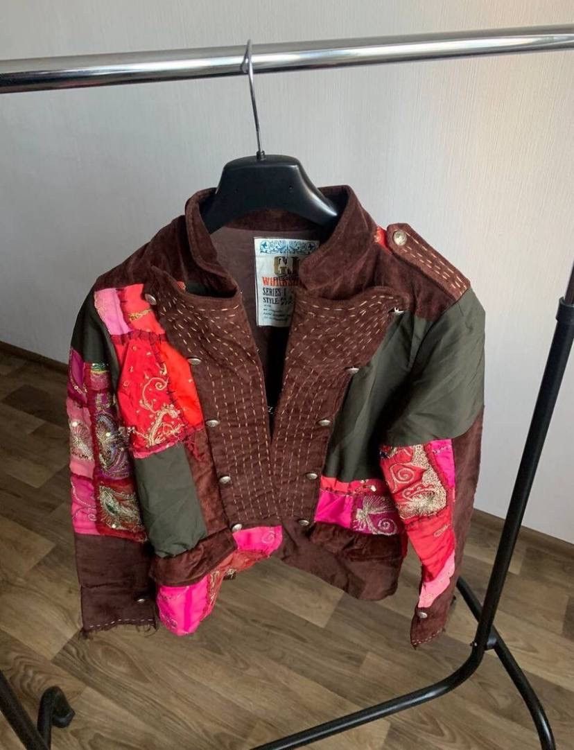 Guess Y2K GUESS AVANT GARDE Y2K PATCHWORK USA RETRO JACKET GLAMOUR Size M / US 6-8 / IT 42-44 - 3 Thumbnail
