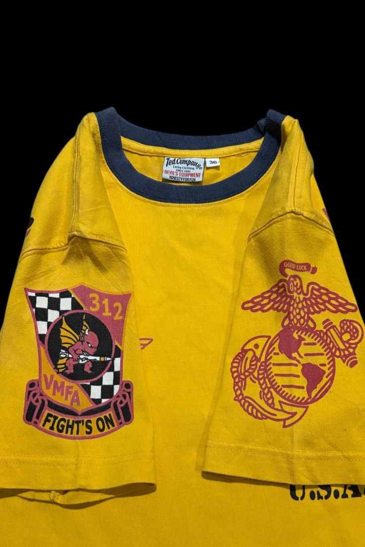 Tedman Vintage tedman company VMF 312 devil wings SQDN tshirt Size US S / EU 44-46 / 1 - 3 Thumbnail