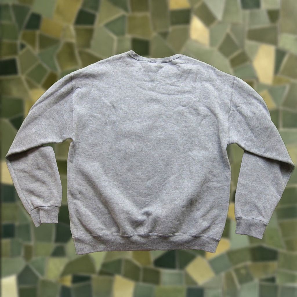 Jerzees VINTAGE Jerzees Zoom University Sweatshirt Men L Grey Blue Crew Neck Pullover Size L Size US L / EU 52-54 / 3 - 1 Thumbnail