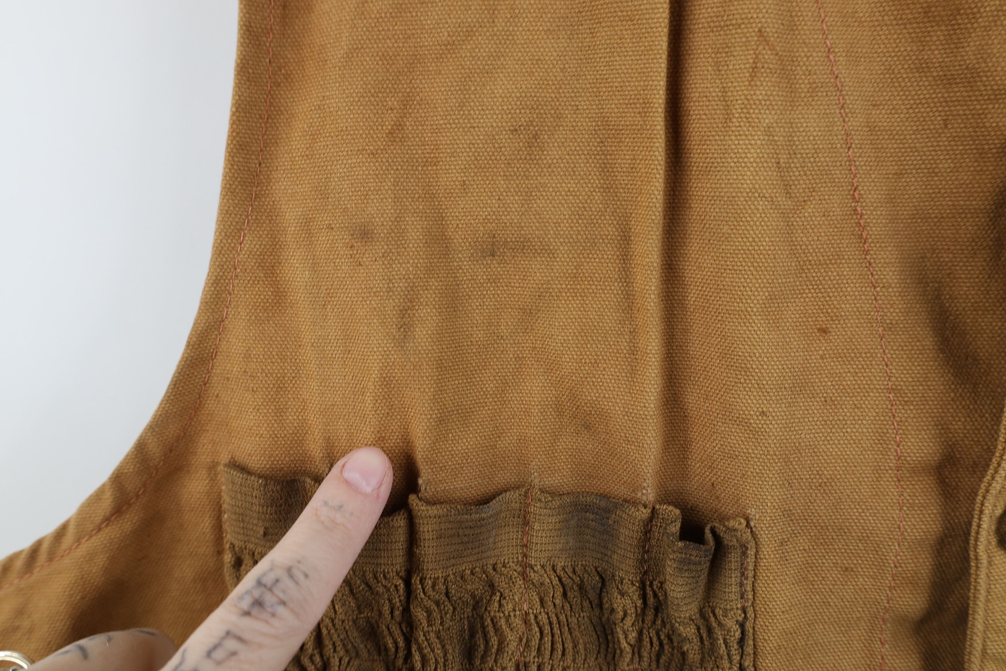Vintage Vintage 60s Streetwear Hunting Birding Vest Jacket Brown Size US XL / EU 56 / 4 - 6 Thumbnail