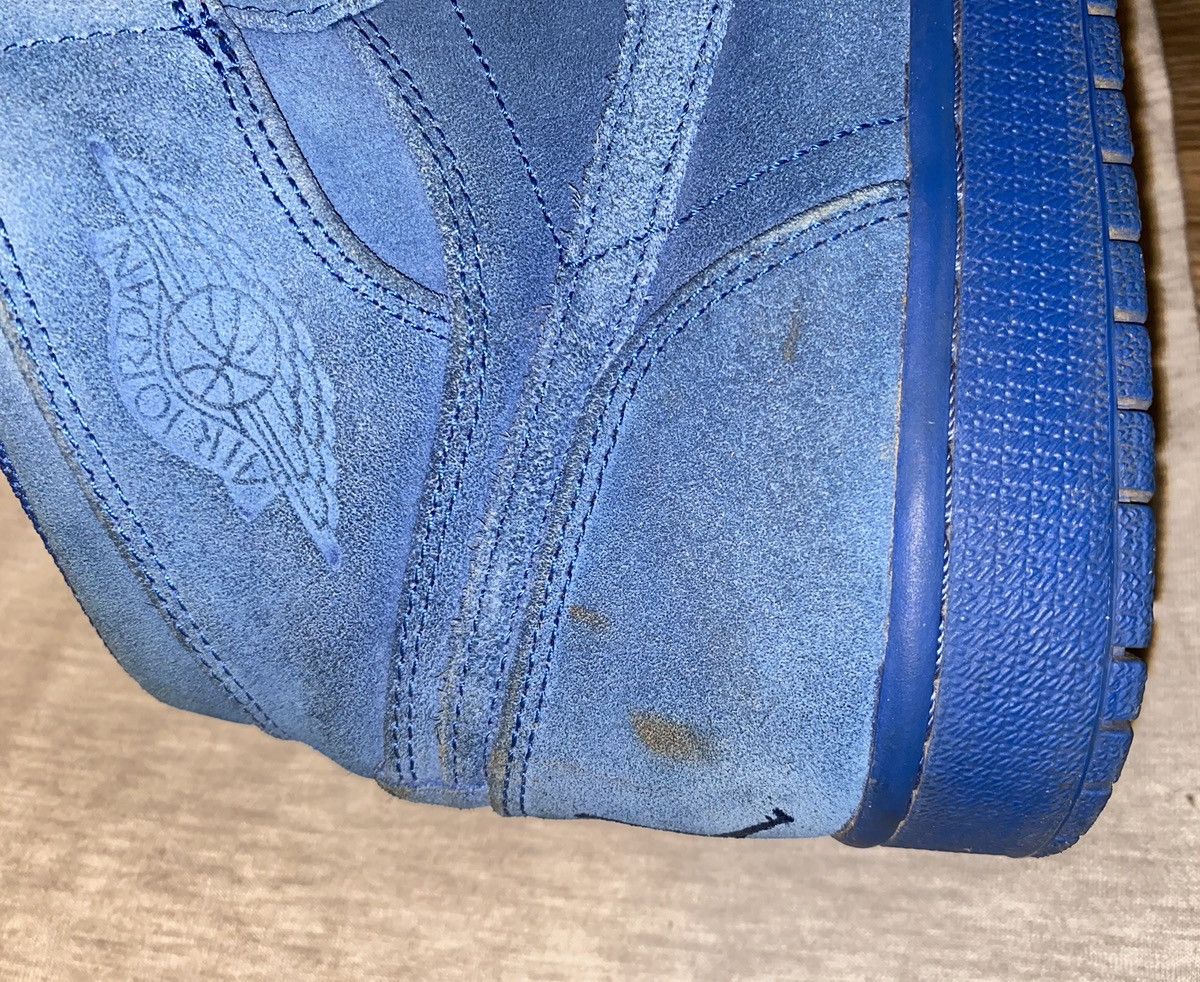 Nike Jordan 1 Retro High Blue Suede Size US 9.5 / EU 42-43 - 7 Thumbnail