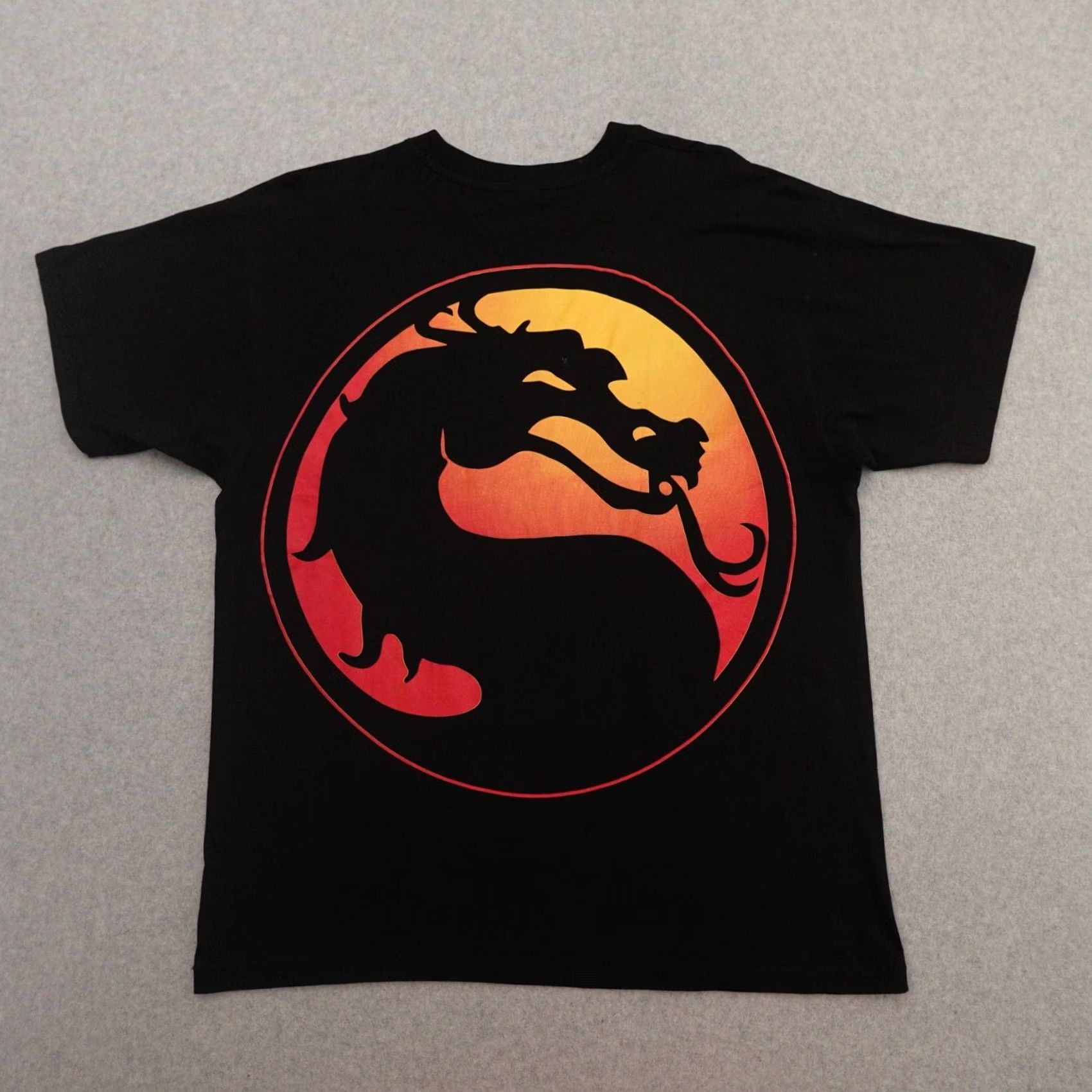 Vintage Mortal Kombat Blood & Thunder T-Shirt Adult XL Black Videogame MK Jumbo Print GORO TSANG MEN XL Size US XL / EU 56 / 4 - 5 Thumbnail