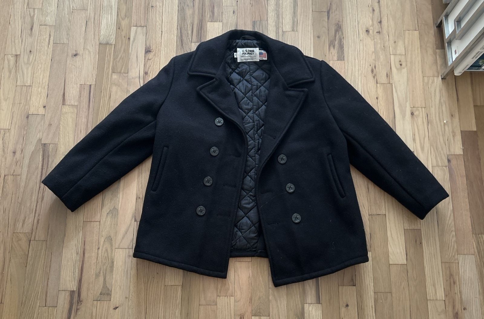 Schott Schott US Navy 740N Peacoat Size US M / EU 48-50 / 2 - 1 Thumbnail