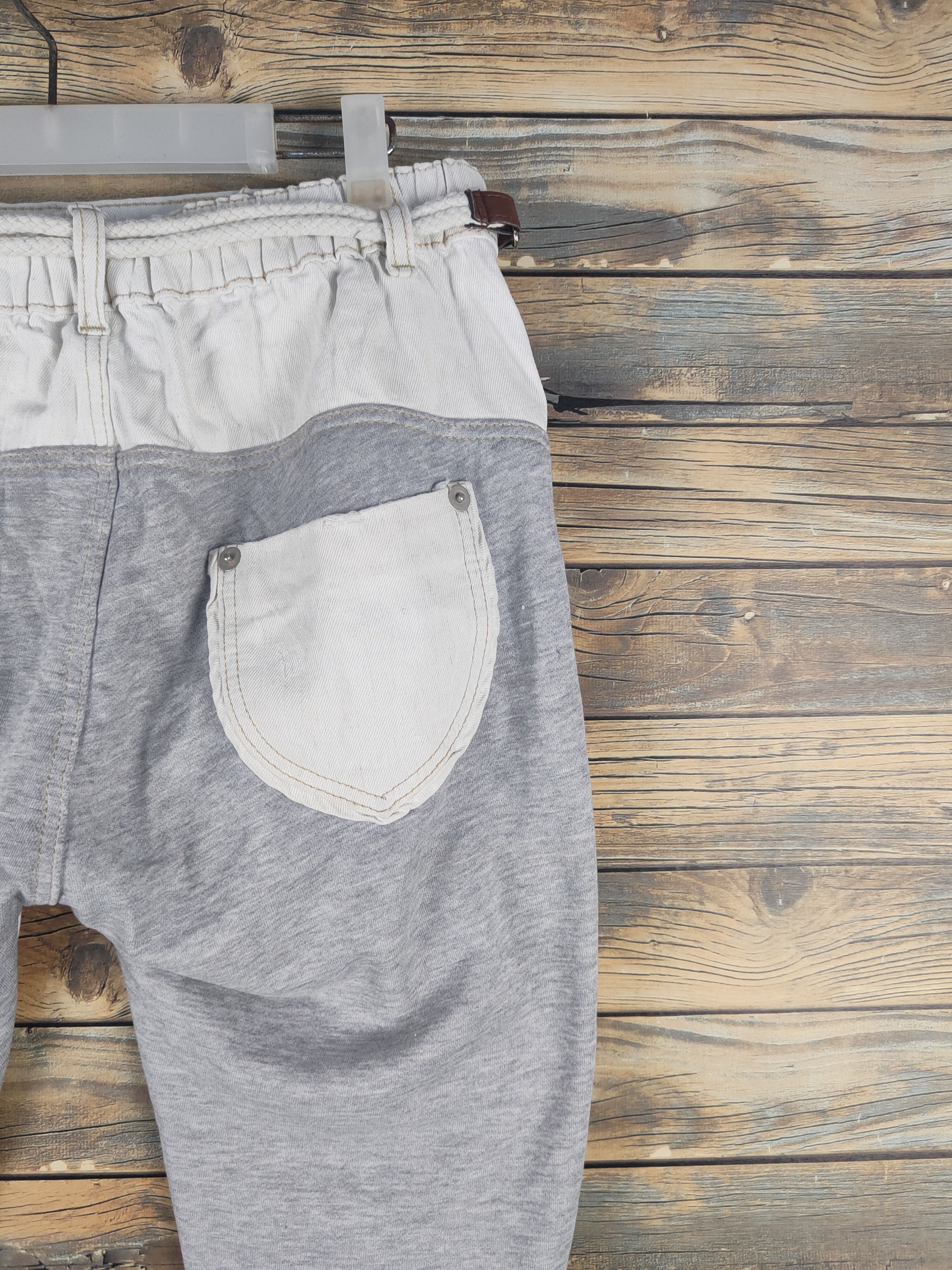 Japanese Brand DL Girlstyle White Gray Multipocket Casual Pants #46-013 Size 30" / US 8 / IT 44 - 10 Thumbnail