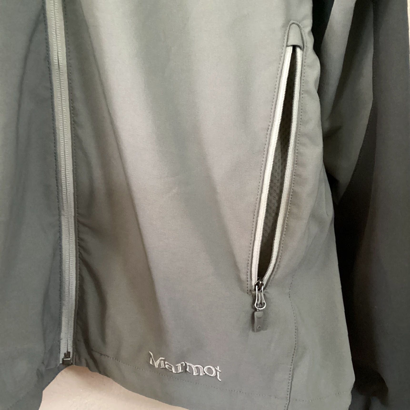 Marmot Marmot M3 Tempo Jacket Men XL Gray Two Tone Full Zip Soft Shell Outdoor Hiking Size US XL / EU 56 / 4 - 7 Thumbnail