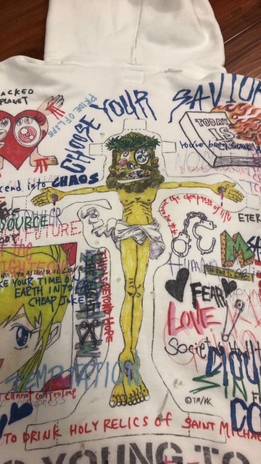 Saint Michael × Takashi Murakami Saint Michael x Takashi Murakami Hoodie XL Size US XL / EU 56 / 4 - 14 Thumbnail