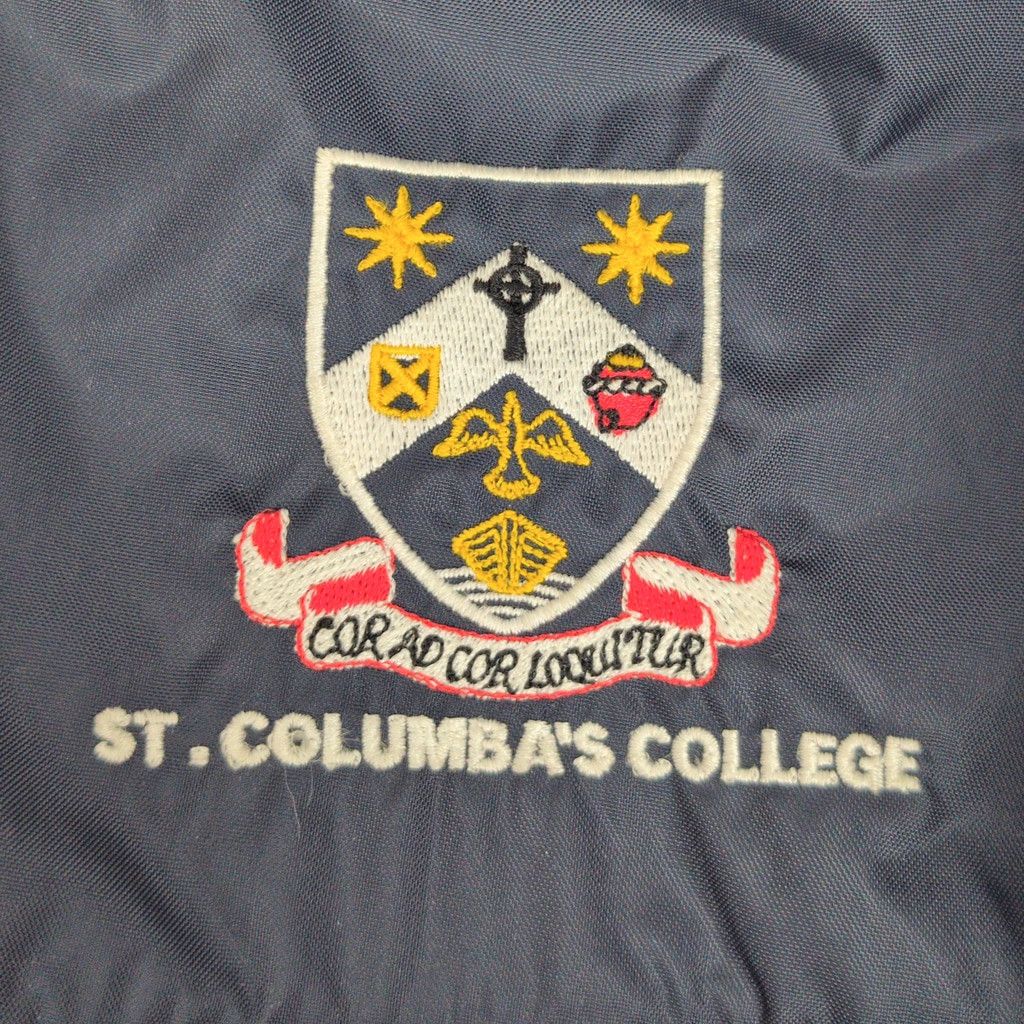 Vintage St Columba's College English School Nylon Jacket XL Size US XL / EU 56 / 4 - 3 Thumbnail