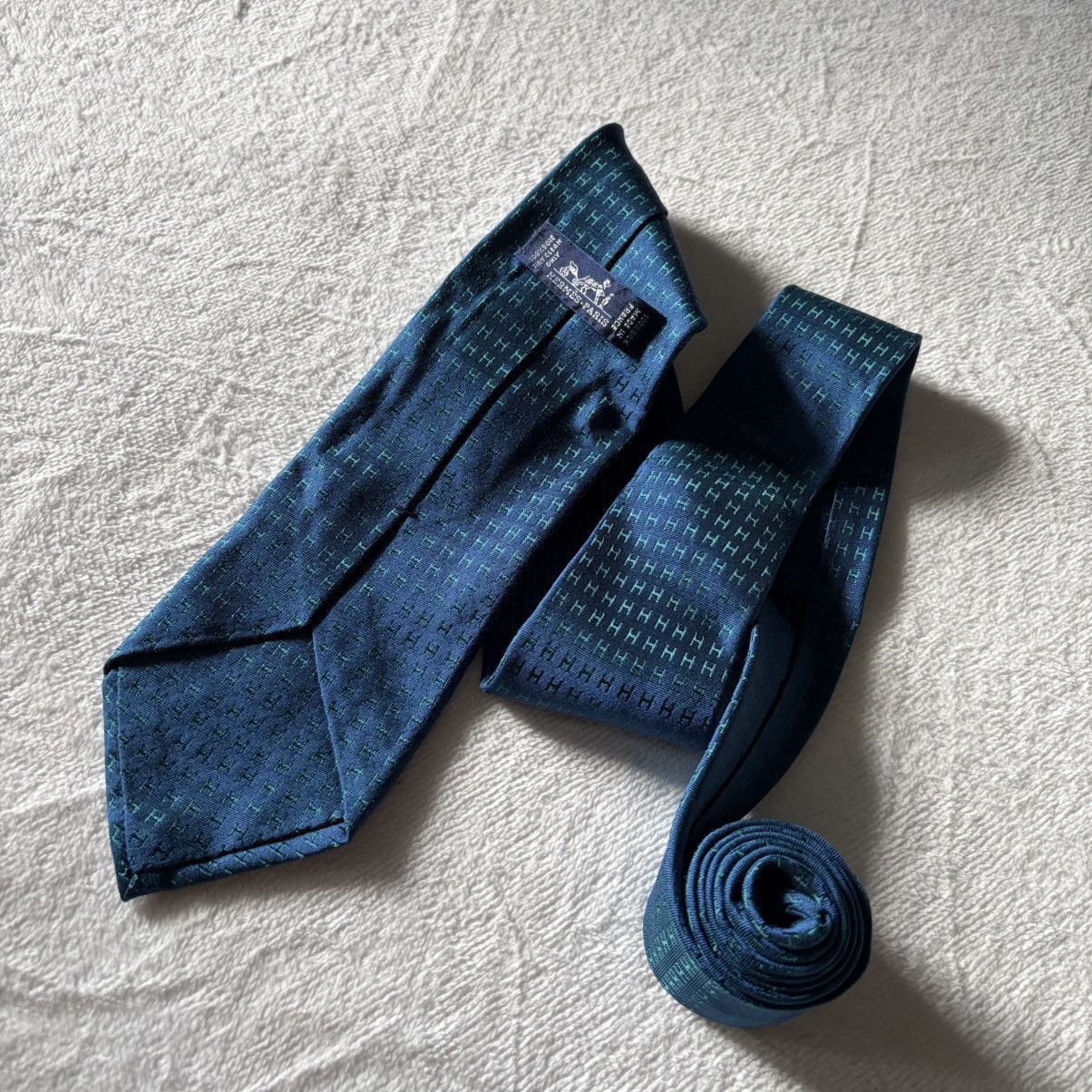 Hermes Hermes Silk Tie Size ONE SIZE - 2 Thumbnail