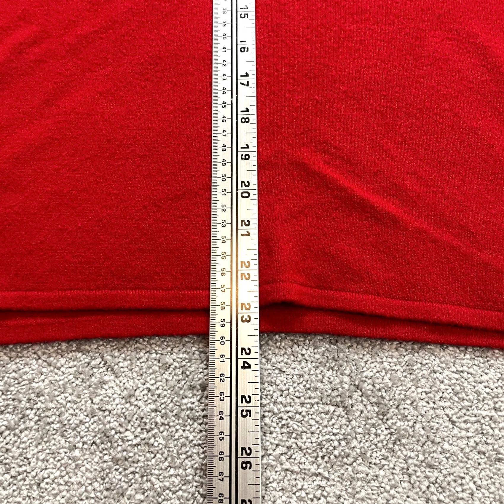 Vintage VINTAGE Sag Harbor Sweater Womens 2X Red Short Sleeve Navy? No—Red Short Sleeve Pullover Beaded Crew Neck Sag Harbor Womens 2X Sweater Size XXL / US 16-18 / IT 52-54 - 3 Thumbnail