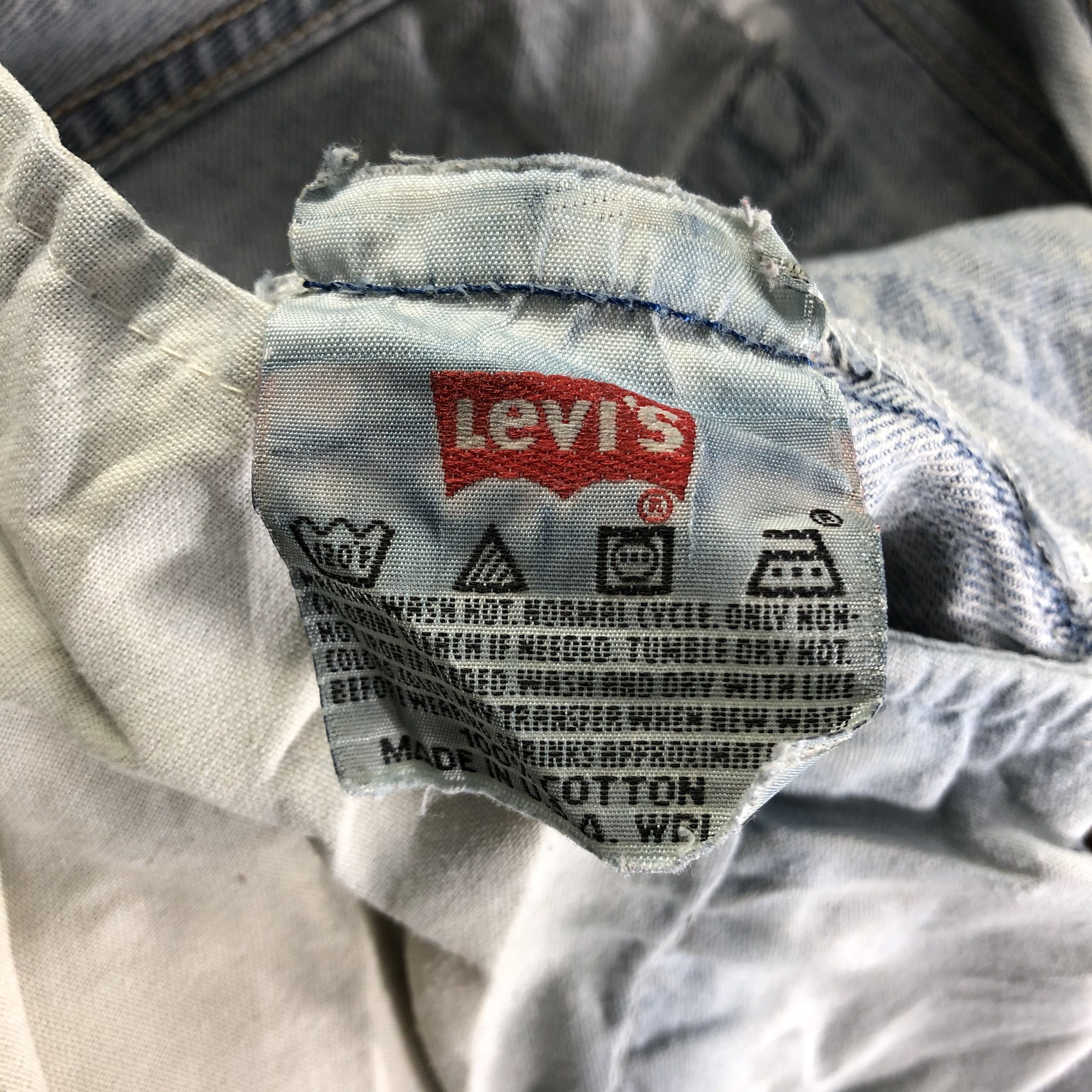 Levi's 90s Vintage Light Wash Levis 501 Jeans-J3875 Size US 31 - 11 Thumbnail