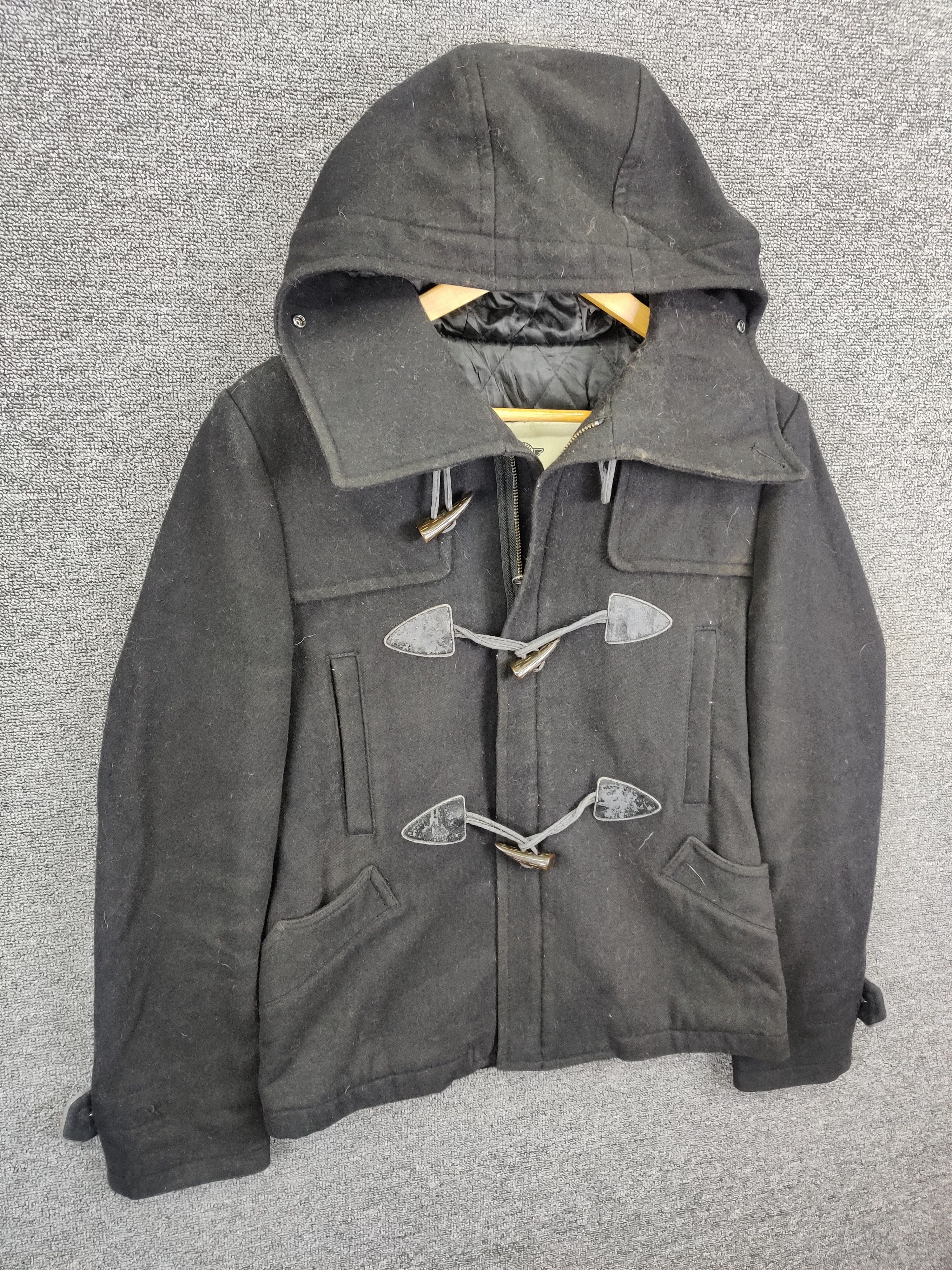 PPFM Vintage PPFM Wool Duffle Coat Hooded Size US M / EU 48-50 / 2 - 5 Thumbnail