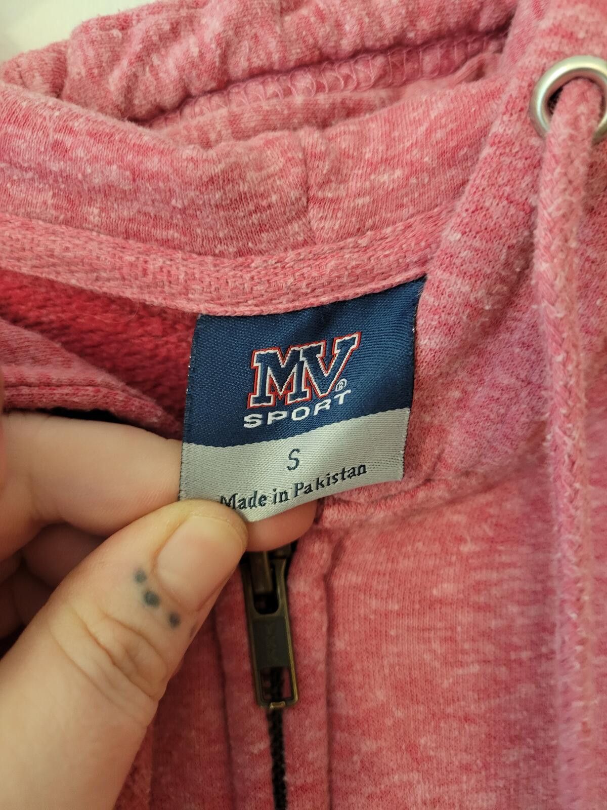 Other MV Sport Pink Zip-Up Hoodie Sweatshirt Size Small Size S / US 4 / IT 40 - 3 Thumbnail