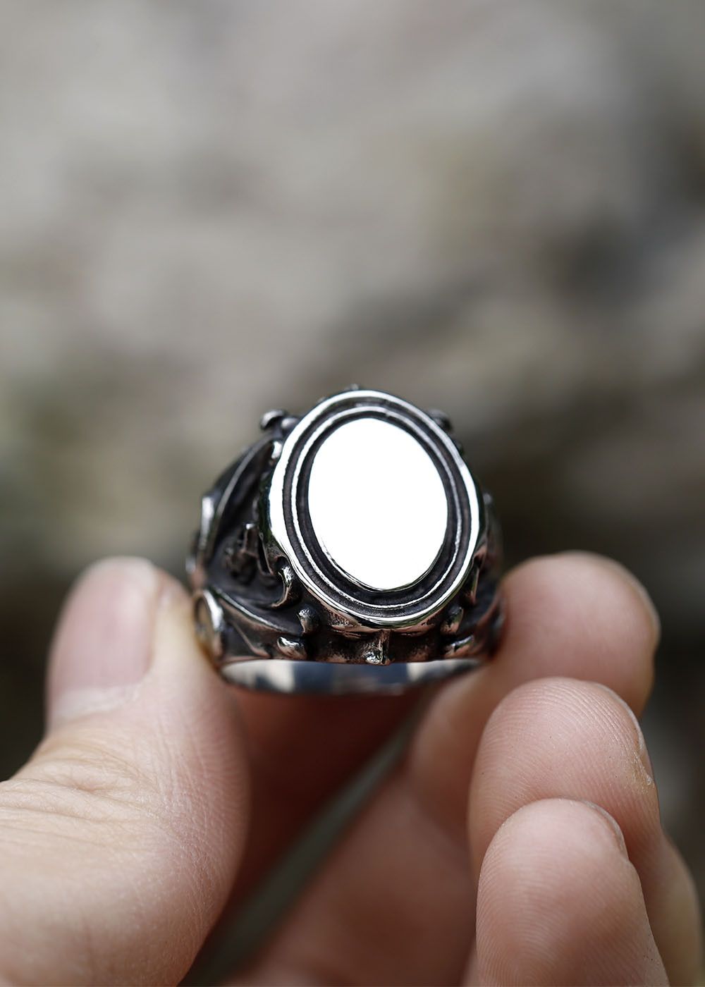 Japanese Brand × Vintage Gothic punk ring Size ONE SIZE - 3 Thumbnail