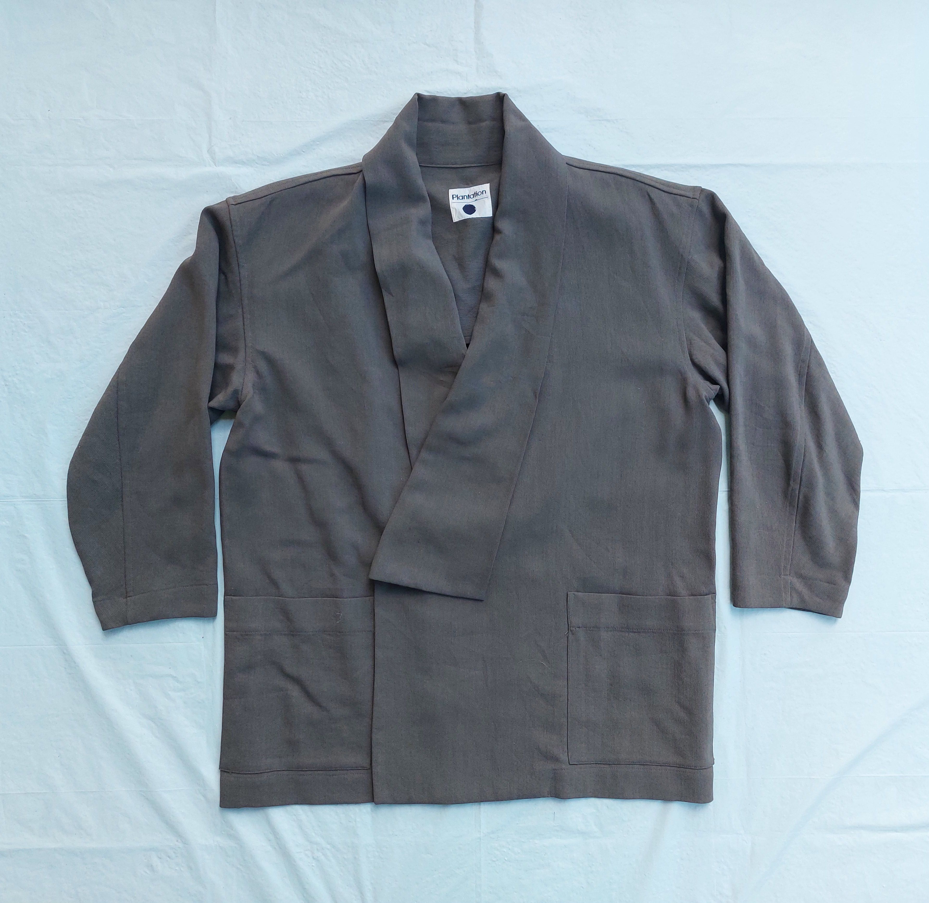 Issey Miyake PLANTATION by ISSEY MIYAKE oversized collar wool coat Size US M / EU 48-50 / 2 - 1 Thumbnail