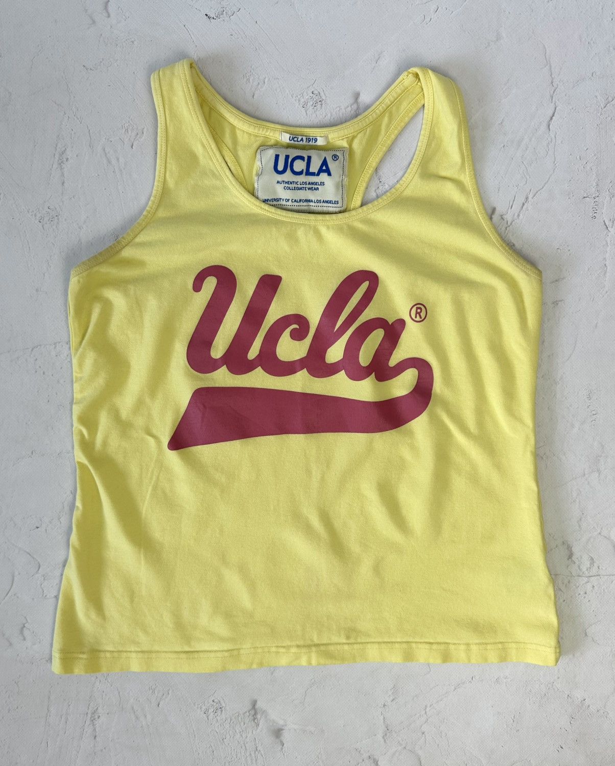 Beauty Beast × If Six Was Nine × Vintage Vintage UCLA Printed Yellow Top Size XL / US 12-14 / IT 48-50 - 1 Thumbnail