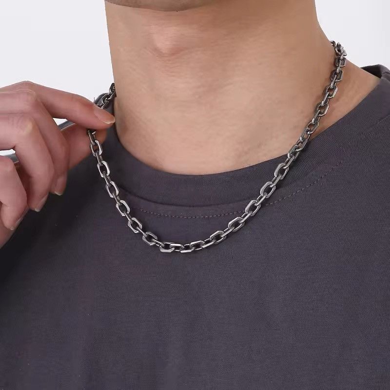 Other Silver chain necklace steel Size ONE SIZE - 3 Thumbnail