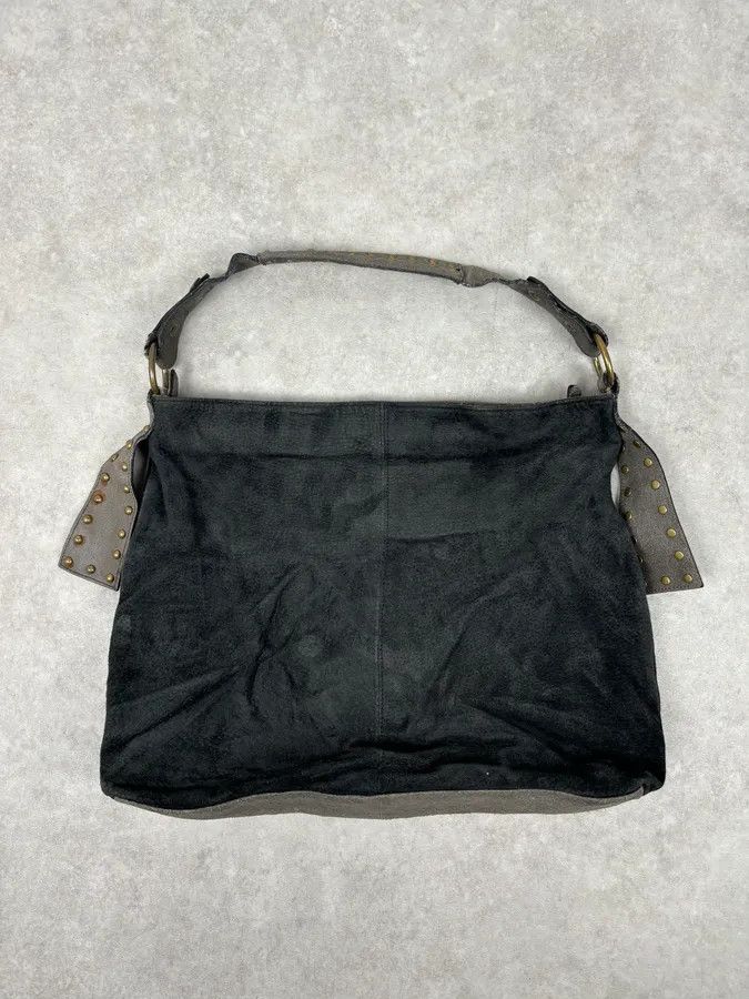 Roberto Cavalli AW2008 Cavalli Black Fur Suede Shoulder Bag Size ONE SIZE - 6 Thumbnail