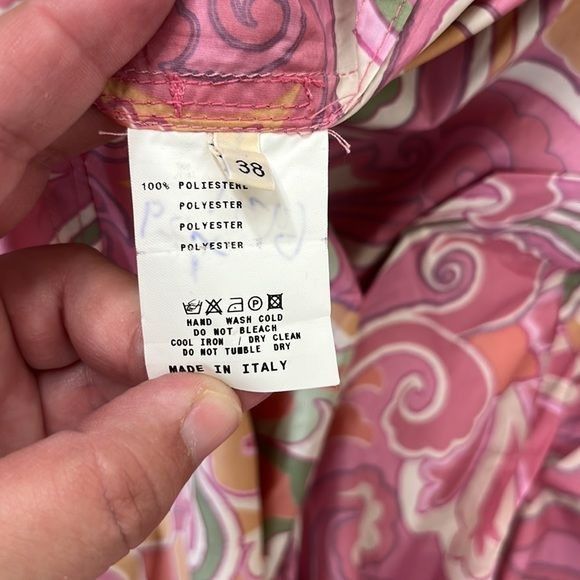 Etro × Vintage ETRO Paisley Trench Rain Coat Slicker Size M / US 6-8 / IT 42-44 - 11 Thumbnail