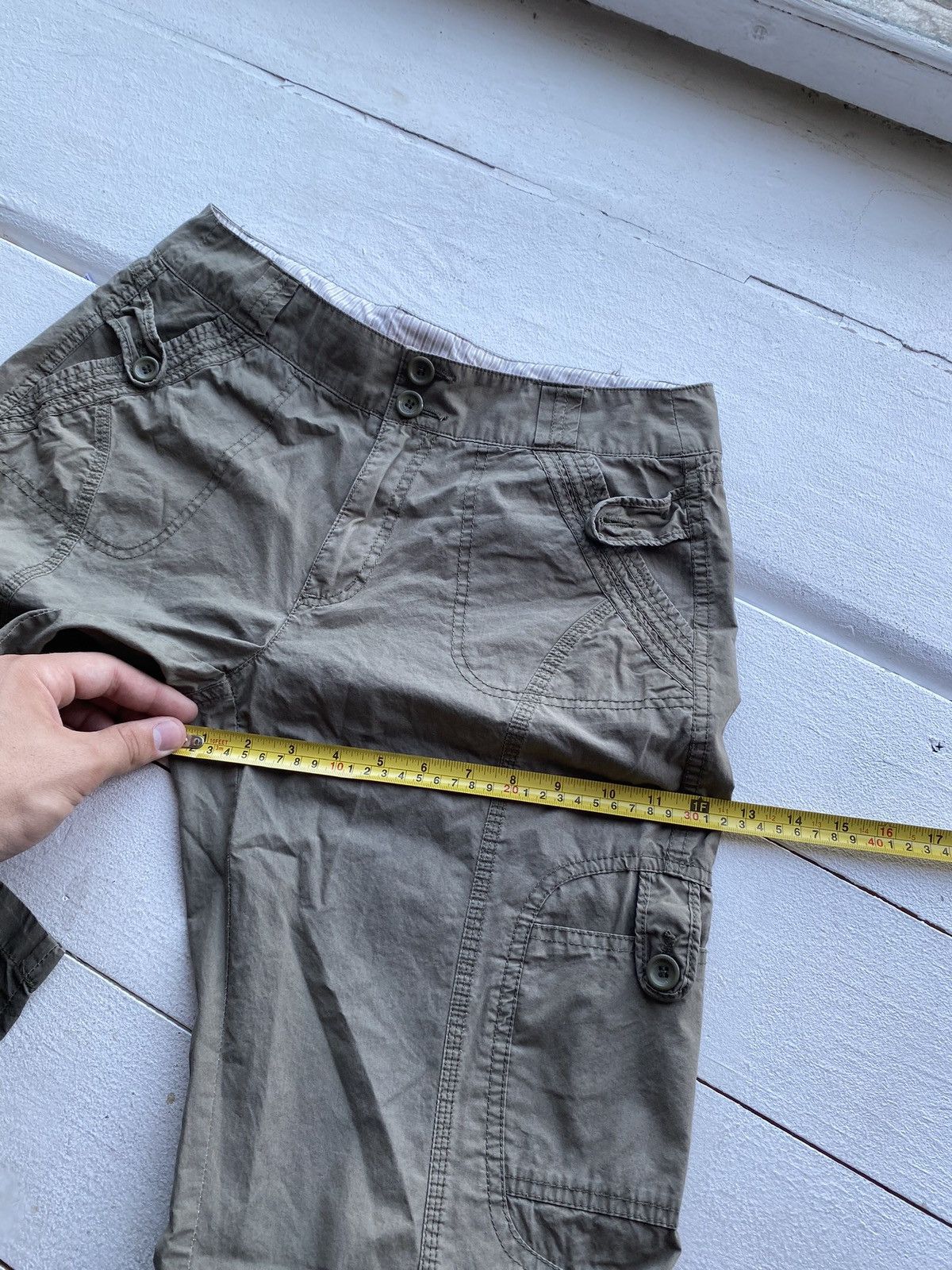 Other 🔥Gothic Punk Opium Flared Bell Bootcut Gorpcore Cargo Pants Size 30" / US 8 / IT 44 - 12 Thumbnail