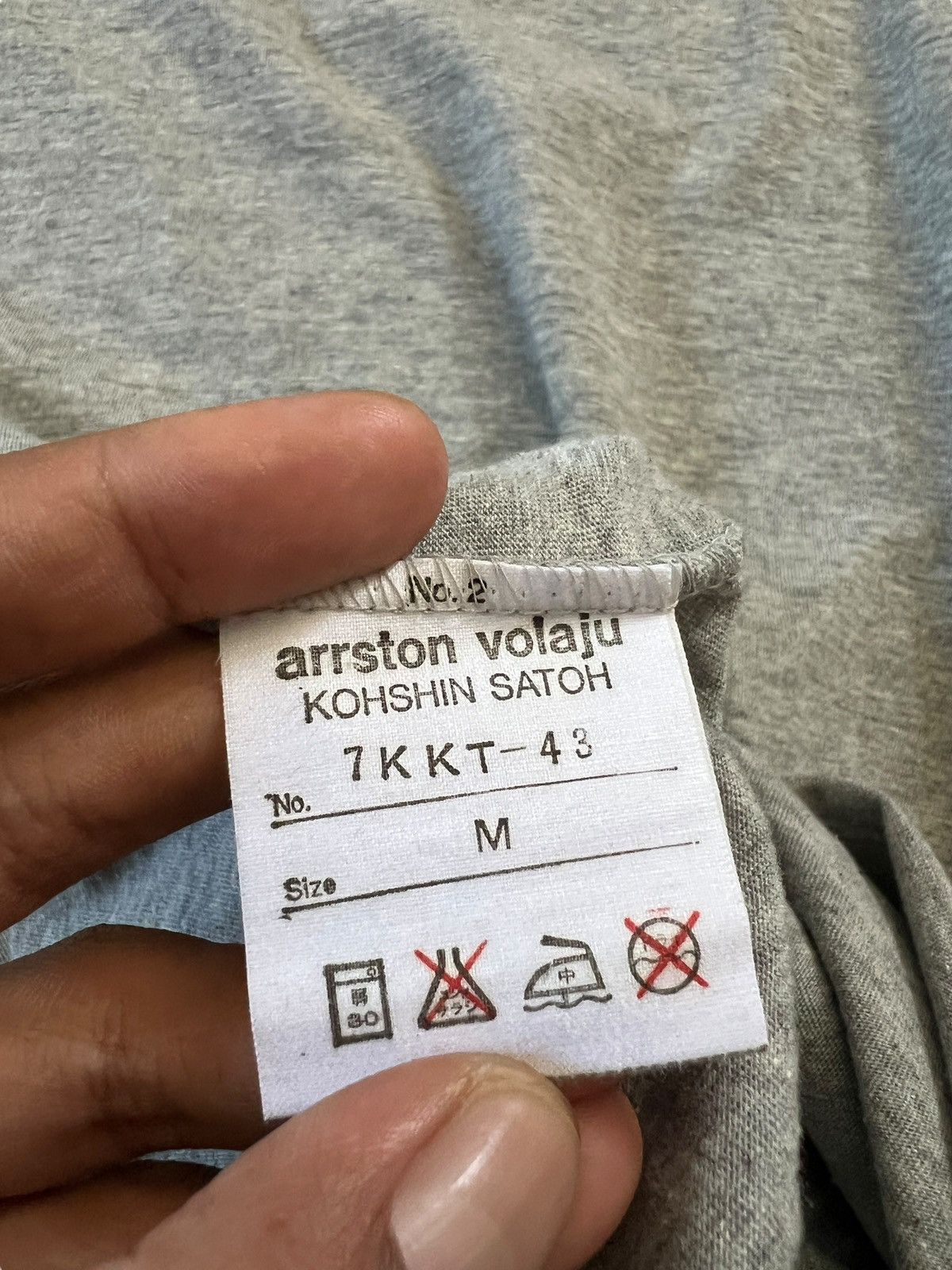 Designer Archive SS1987 Arrston Volaju Kohshin Satoh Tshirt Size US L / EU 52-54 / 3 - 8 Thumbnail