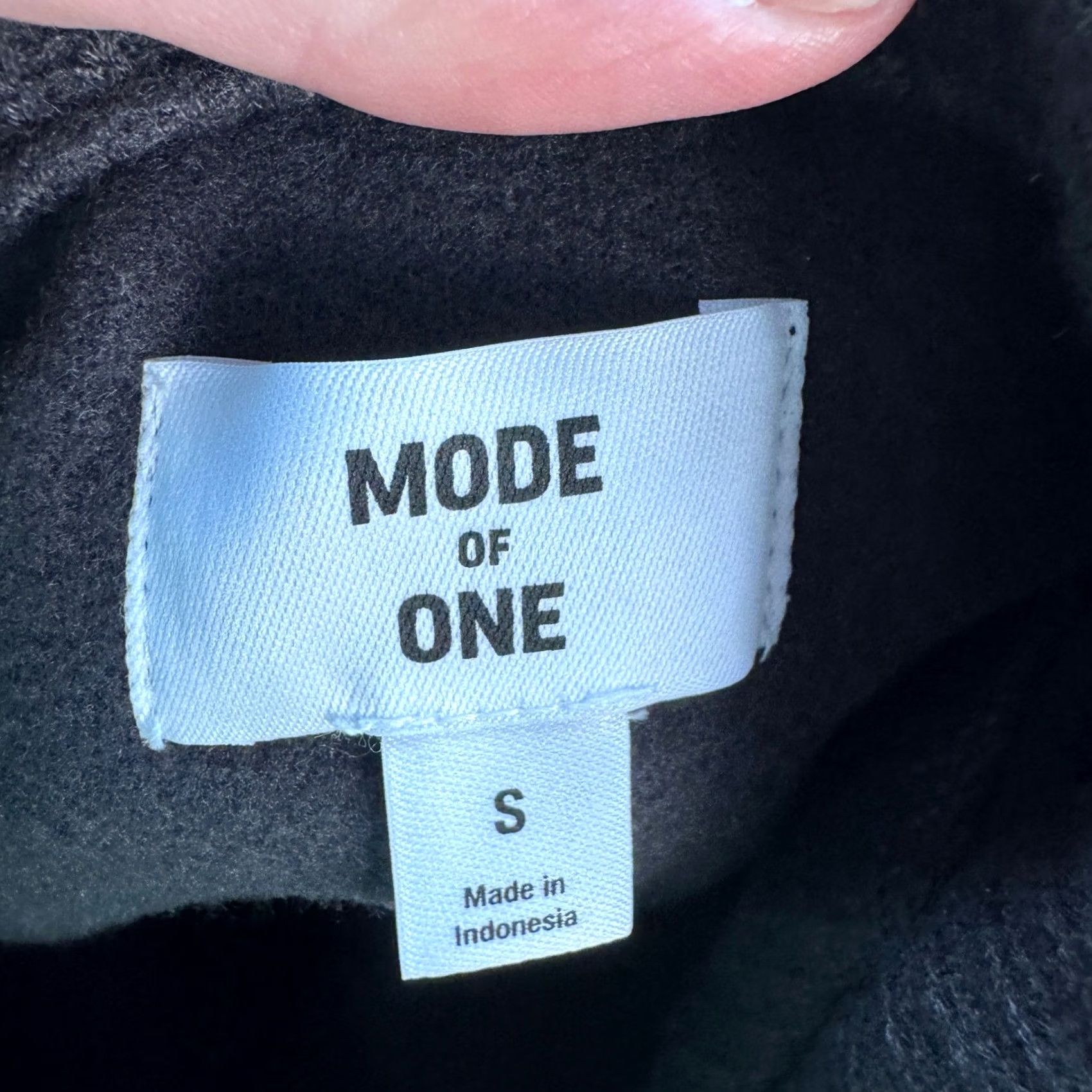 Vintage Mode of One Mens Knit Trucker Jacket Jet Grey Snap Front Shacket Small NEW Size US S / EU 44-46 / 1 - 4 Thumbnail