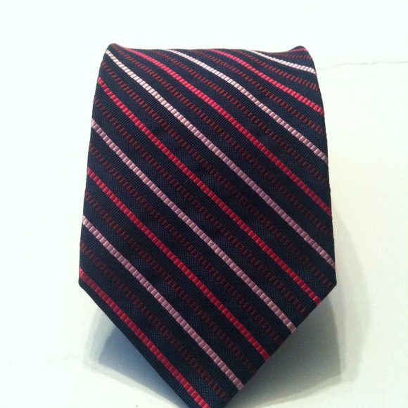 Jos. A. Bank JOS.A.BANK MENS NEW BLACK 100%SILK TIE WIDTH: 3 3/4" Size ONE SIZE - 1 Thumbnail