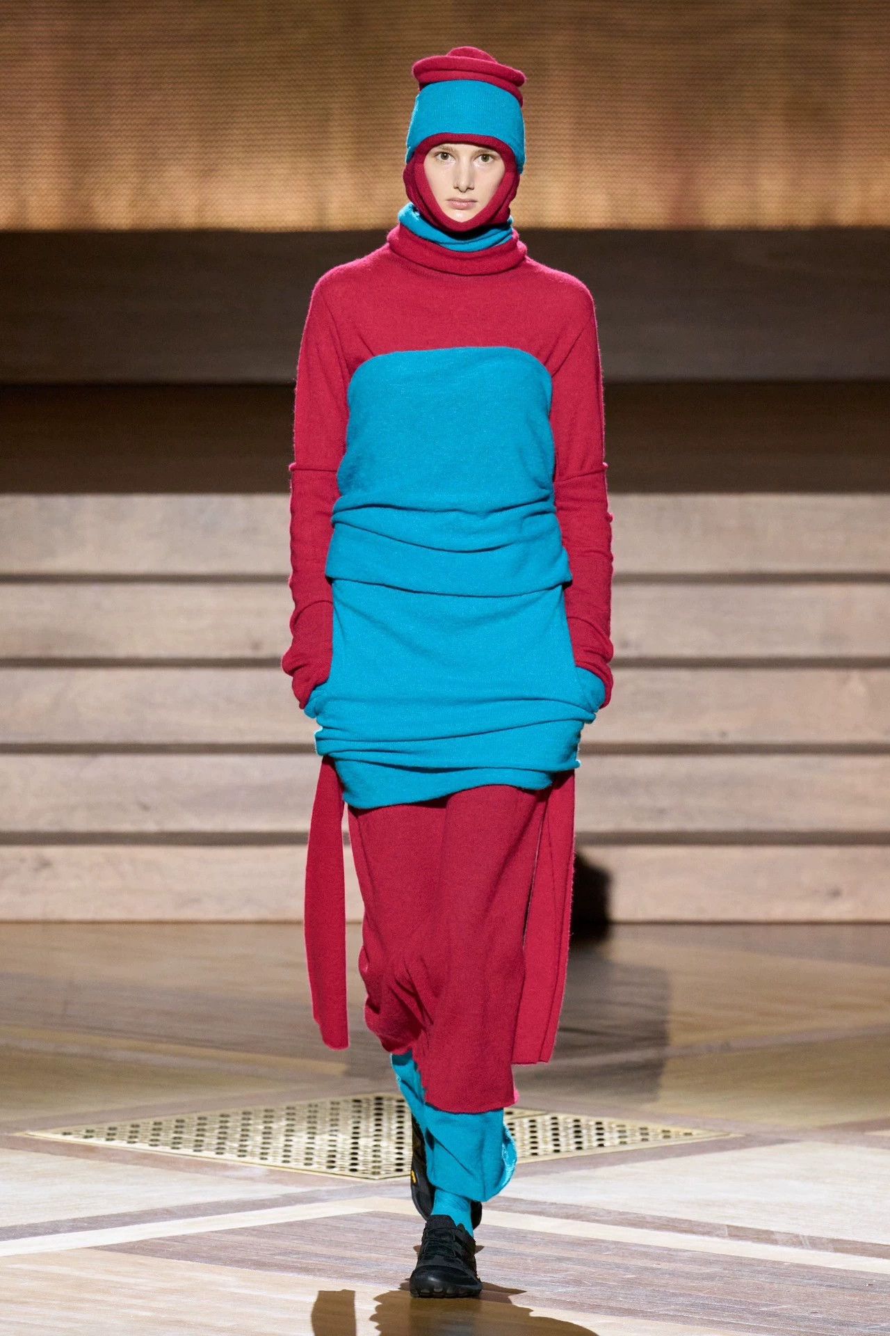 Issey Miyake Issey Miyake 2024AW Multiway ColorBlock Knit Dress Size XS / US 0-2 / IT 36-38 - 9 Thumbnail