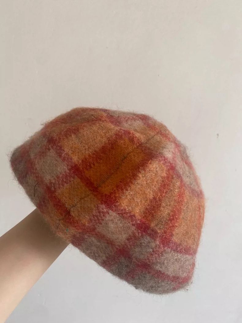Vivienne Westwood Vivienne Westwood Saturn Star checked midsize berets Size ONE SIZE - 2 Thumbnail