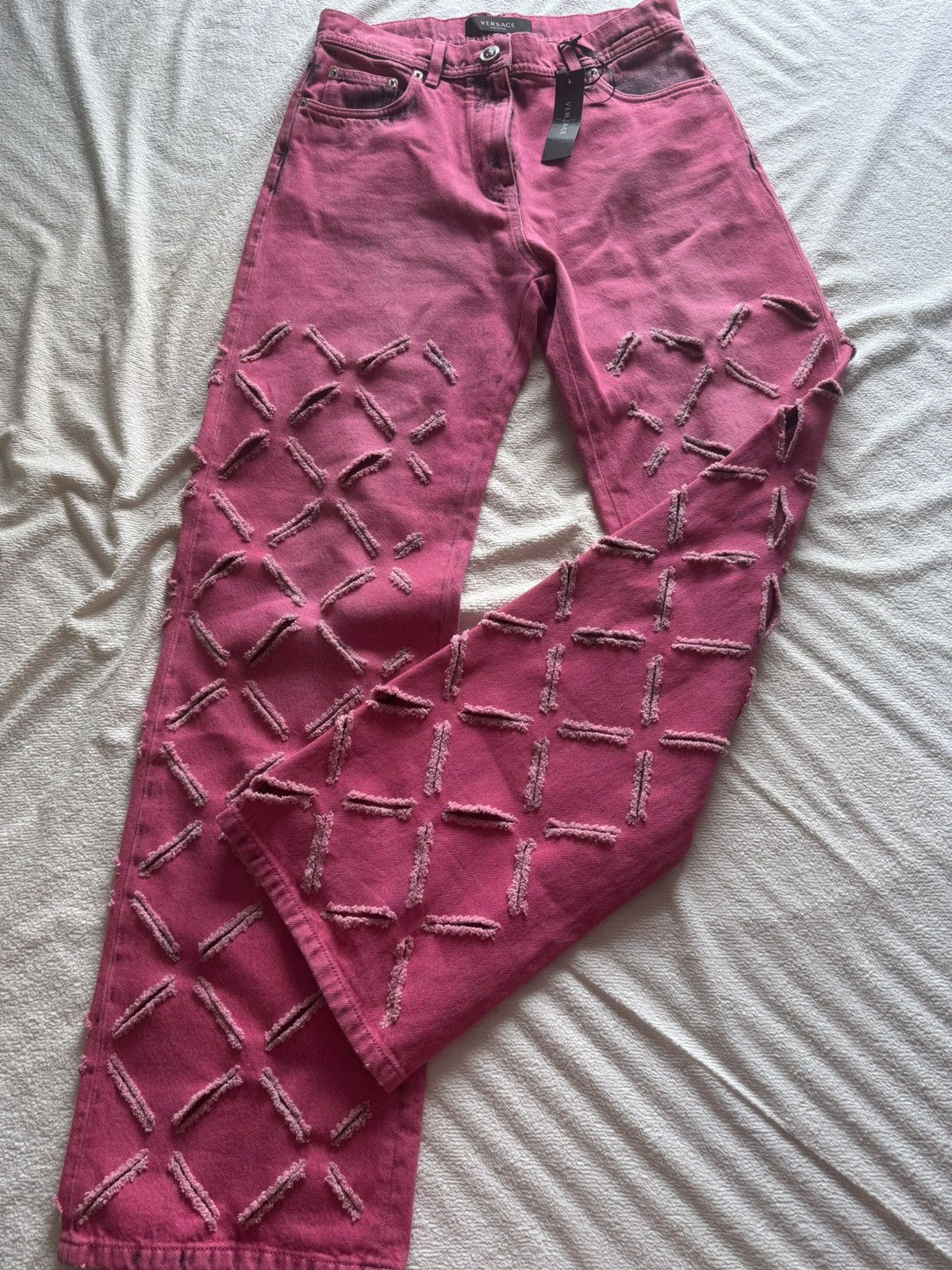 Versace Ripped jeans Size 28" / US 6 / IT 42 - 3 Thumbnail
