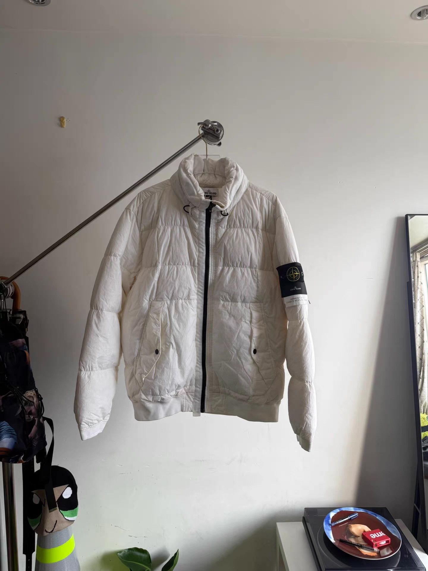 Stone Island Stone Island white down jacket Q17 Size US XXL / EU 58 / 5 - 1 Thumbnail