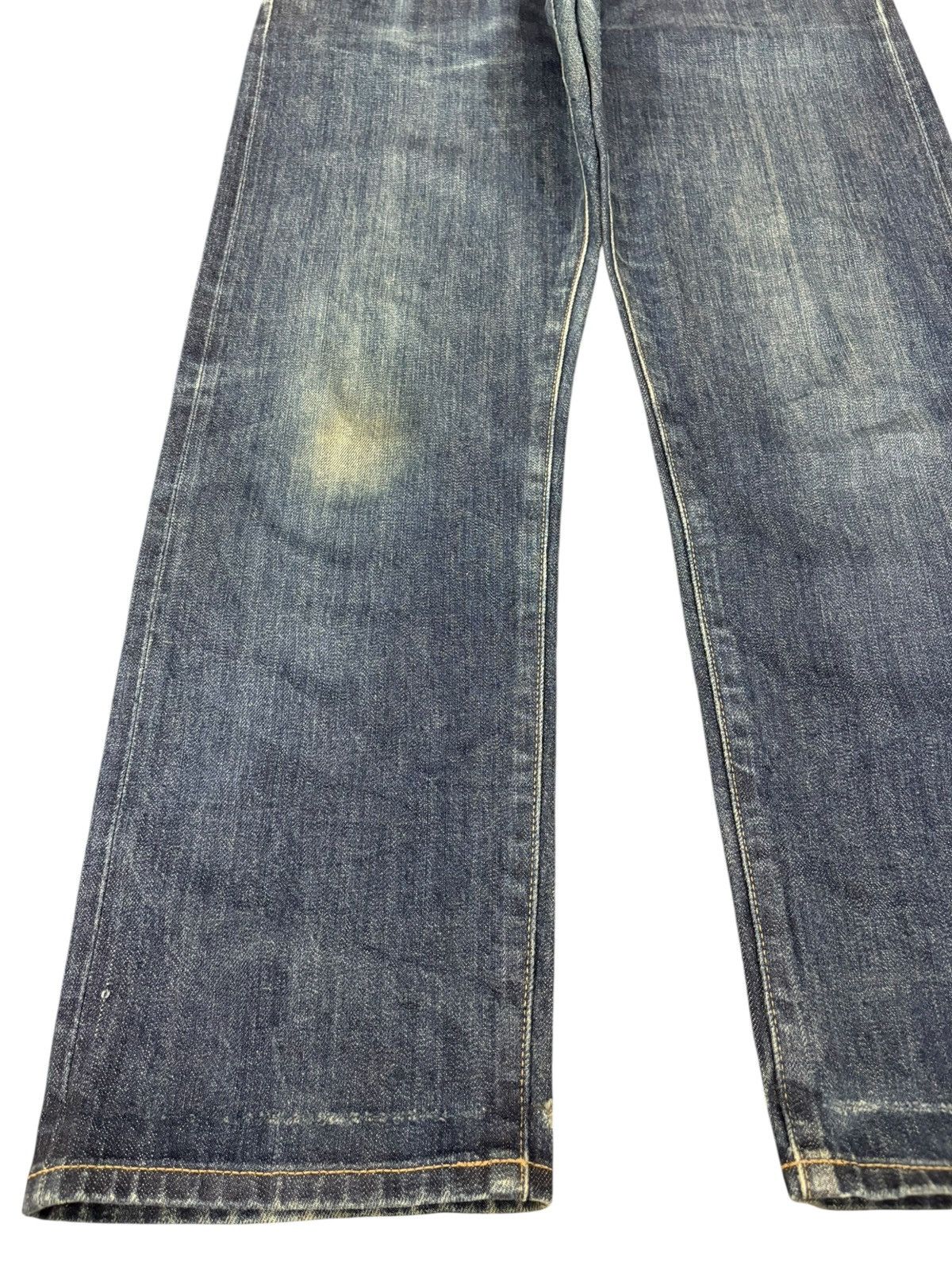 Lemaire × Uniqlo Vintage Uniqlo Lemaire Selvedge Blue Wash Loose Jeans Size US 31 - 7 Thumbnail