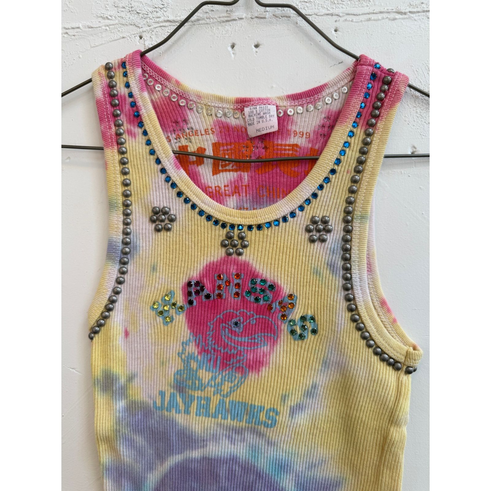 The Great China Wall Great China Wall x Hot Mess Tie Dye Studded Tank Top Size M / US 6-8 / IT 42-44 - 2 Thumbnail