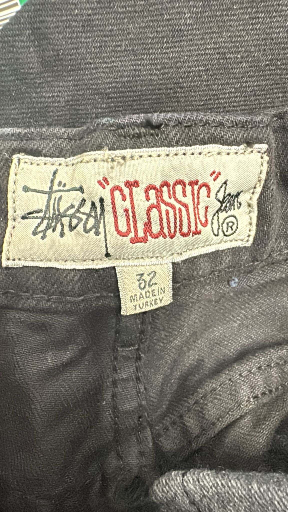 Stussy × Vintage Stüssy Classic Jean Black Size 32 Size US 32 / EU 48 - 7 Thumbnail