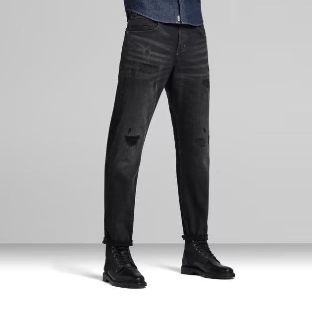 G-Star G Star Raw Alum Relaxed Straight Fit Distressed Denim Jeans Size US 31 - 1 Thumbnail