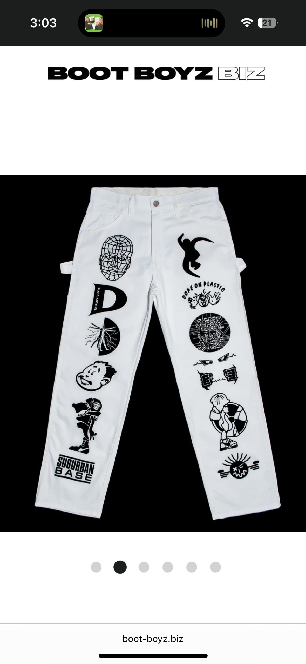 Boot Boyz Biz Boot Boyz Jungle / Drum & Bass Labels Pants Size US 32 / EU 48 - 3 Thumbnail