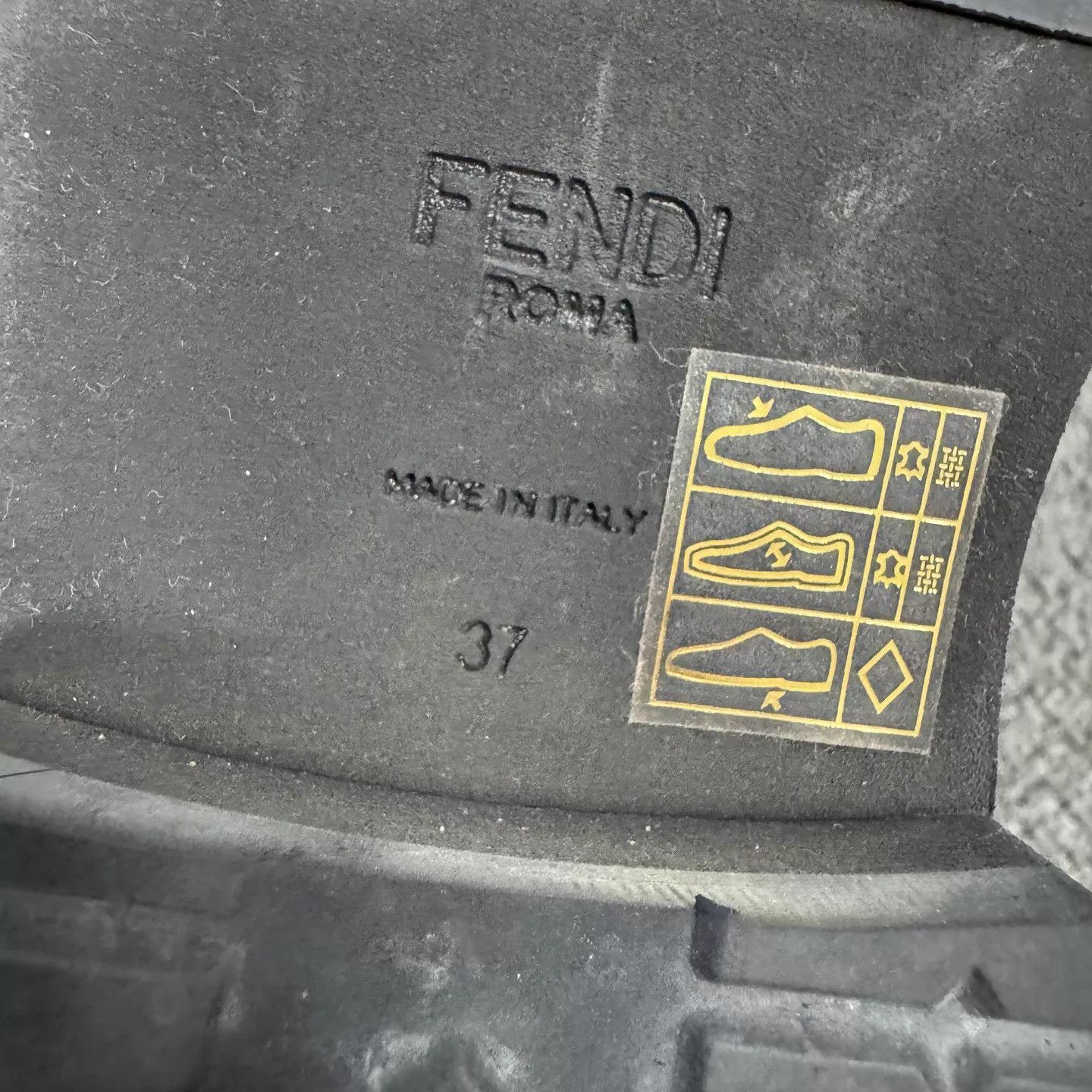 Fendi Fendi FF Knit Sock Leather Lacing Short Boots 37 99 New Size US 6.5 / IT 36.5 - 6 Thumbnail