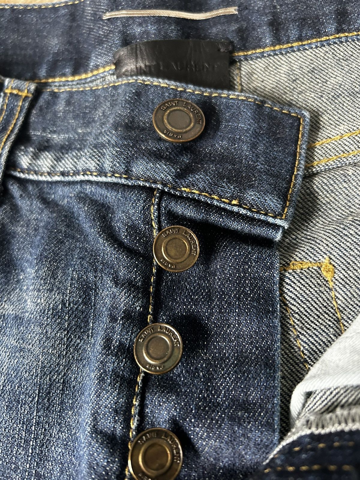 Saint Laurent Paris × Yves Saint Laurent YSL D01 M/SL-LW Size US 30 / EU 46 - 4 Thumbnail