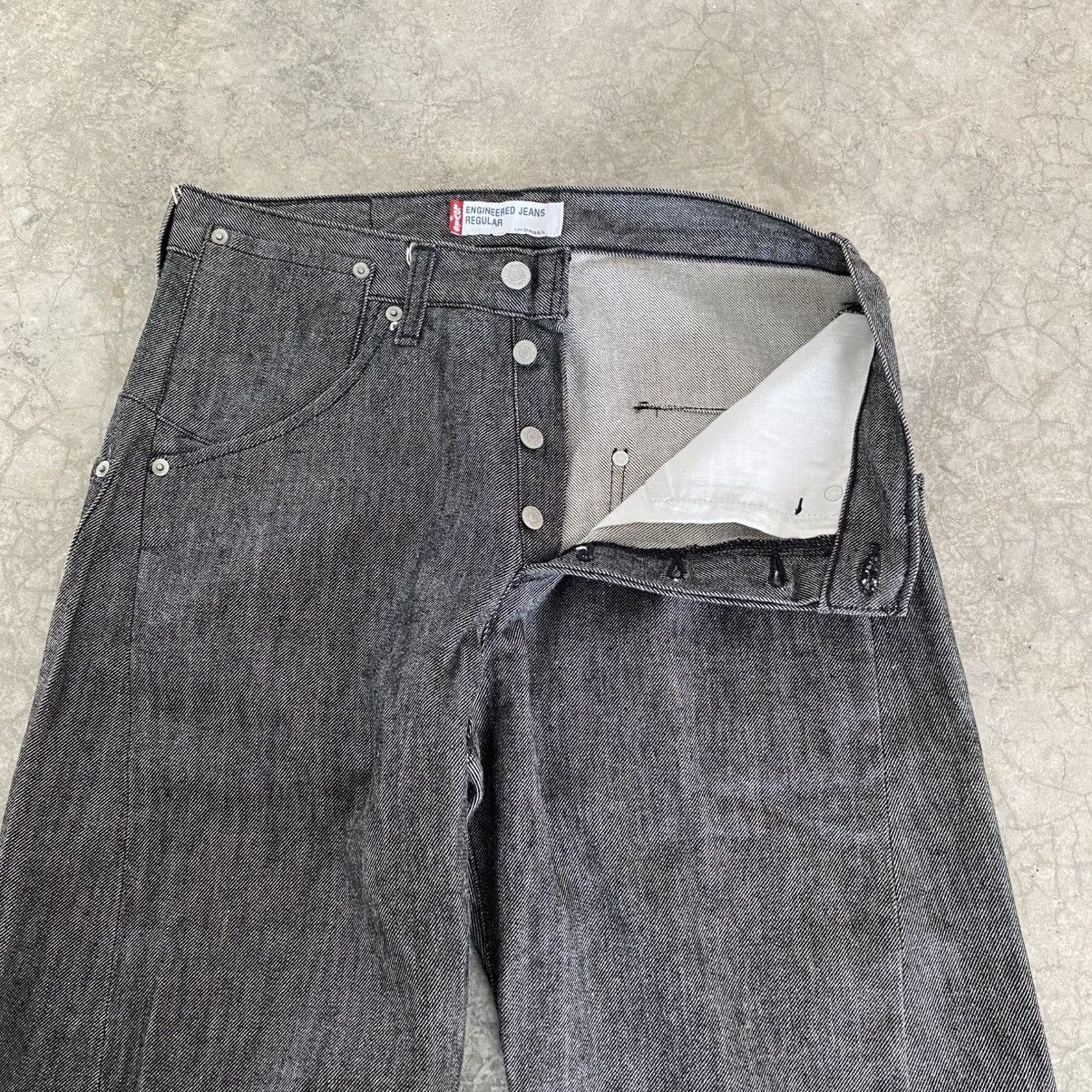 Levi's Vintage Levis Engineered Takuya Kimura Regular Denim Jeans Size US 31 - 4 Thumbnail