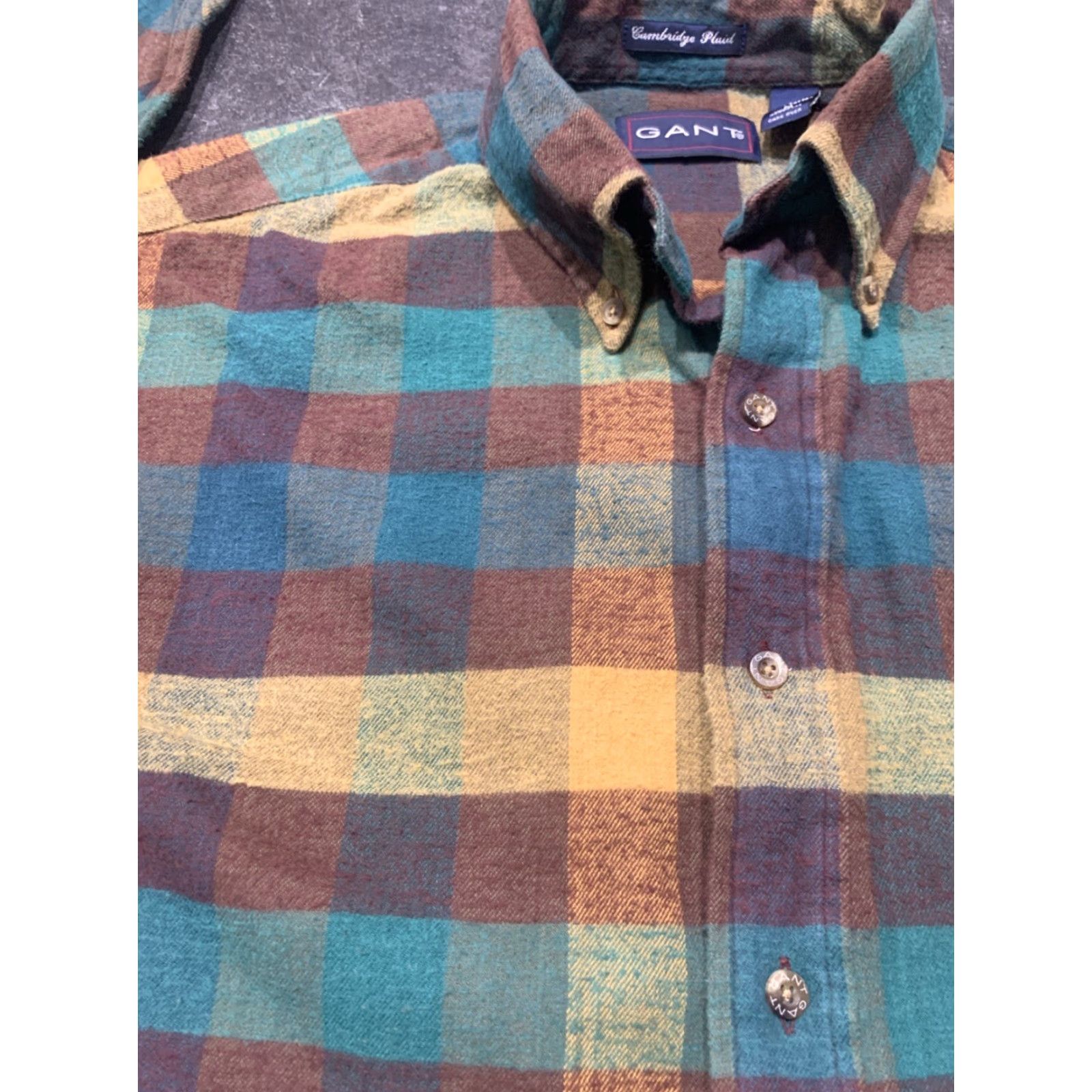 Gant Vintage Gant Shirt Mens Medium M Cambridge Plaid Flannel Long Sleeve Outdoor Size US M / EU 48-50 / 2 - 4 Thumbnail