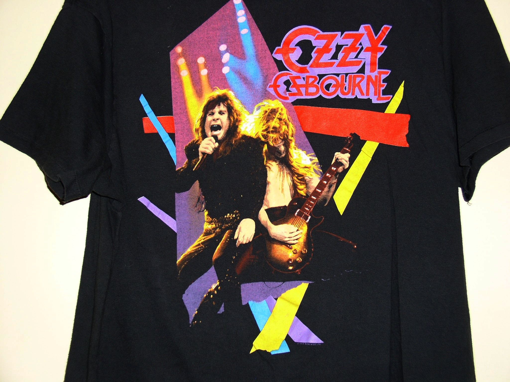 Ozzy Osbourne Ozzy Osbourne Concert Shirt Vintage 1989 No Rest For Wicked Size US XL / EU 56 / 4 - 3 Thumbnail