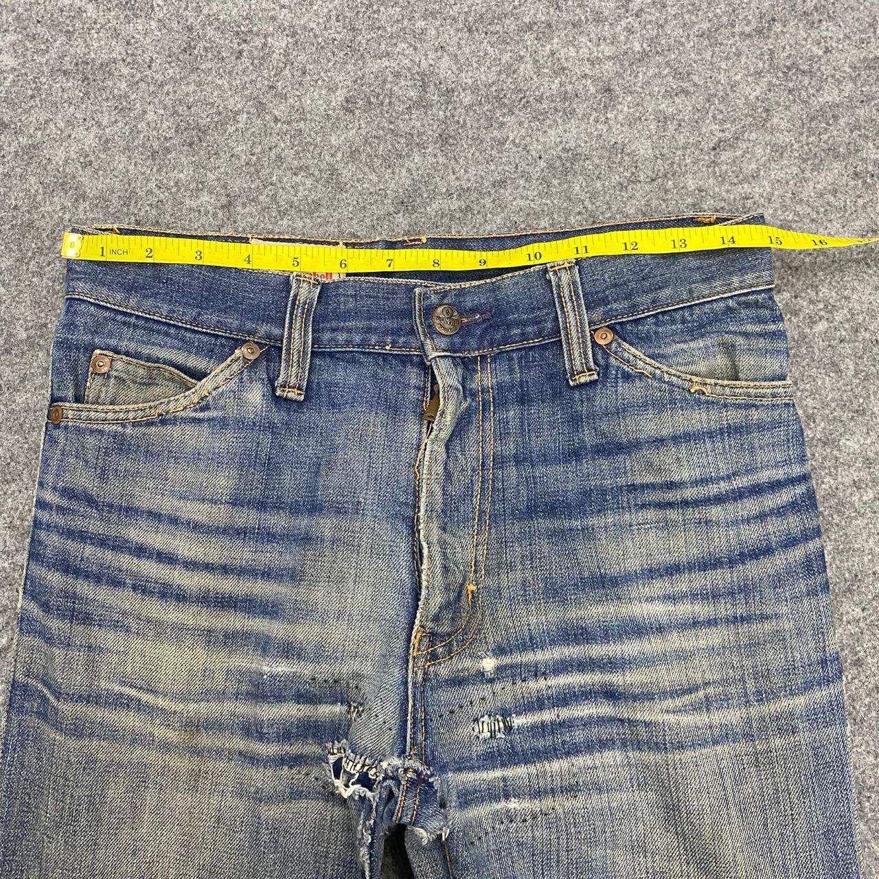Japanese Brand 💥Best Offer💥Vintage Mc Campbell Bootcut Distressed Denim Size US 30 / EU 46 - 5 Thumbnail