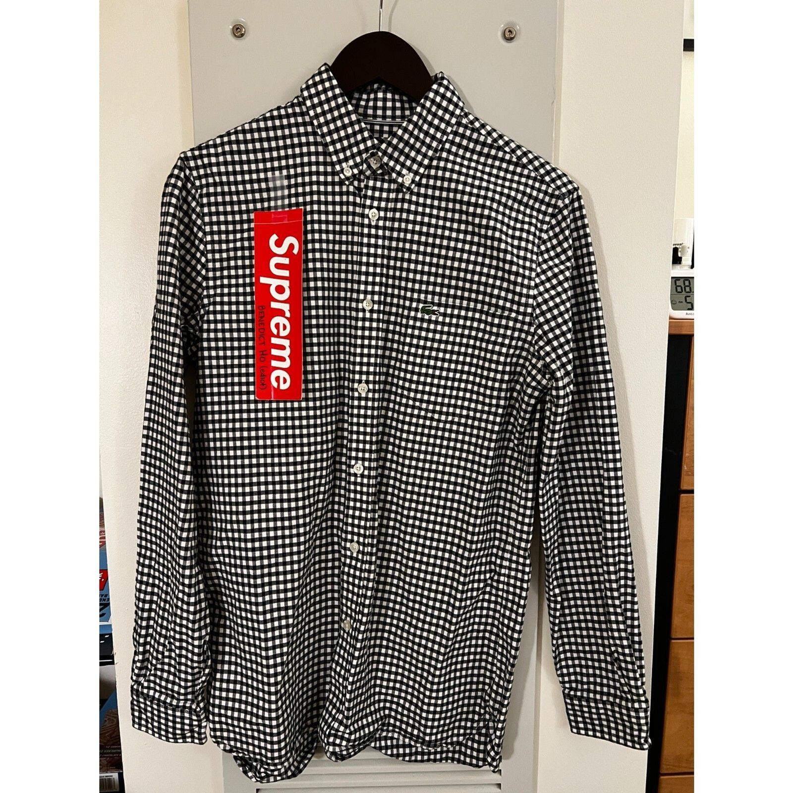 Lacoste Lacoste Black Checker shirt Size US S / EU 44-46 / 1 - 2 Thumbnail