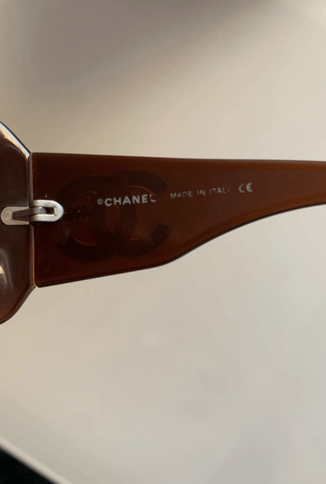 Chanel CHANEL Sunglasses 5076 Rimless Rhinestone Vintage 4017 Size ONE SIZE - 6 Thumbnail