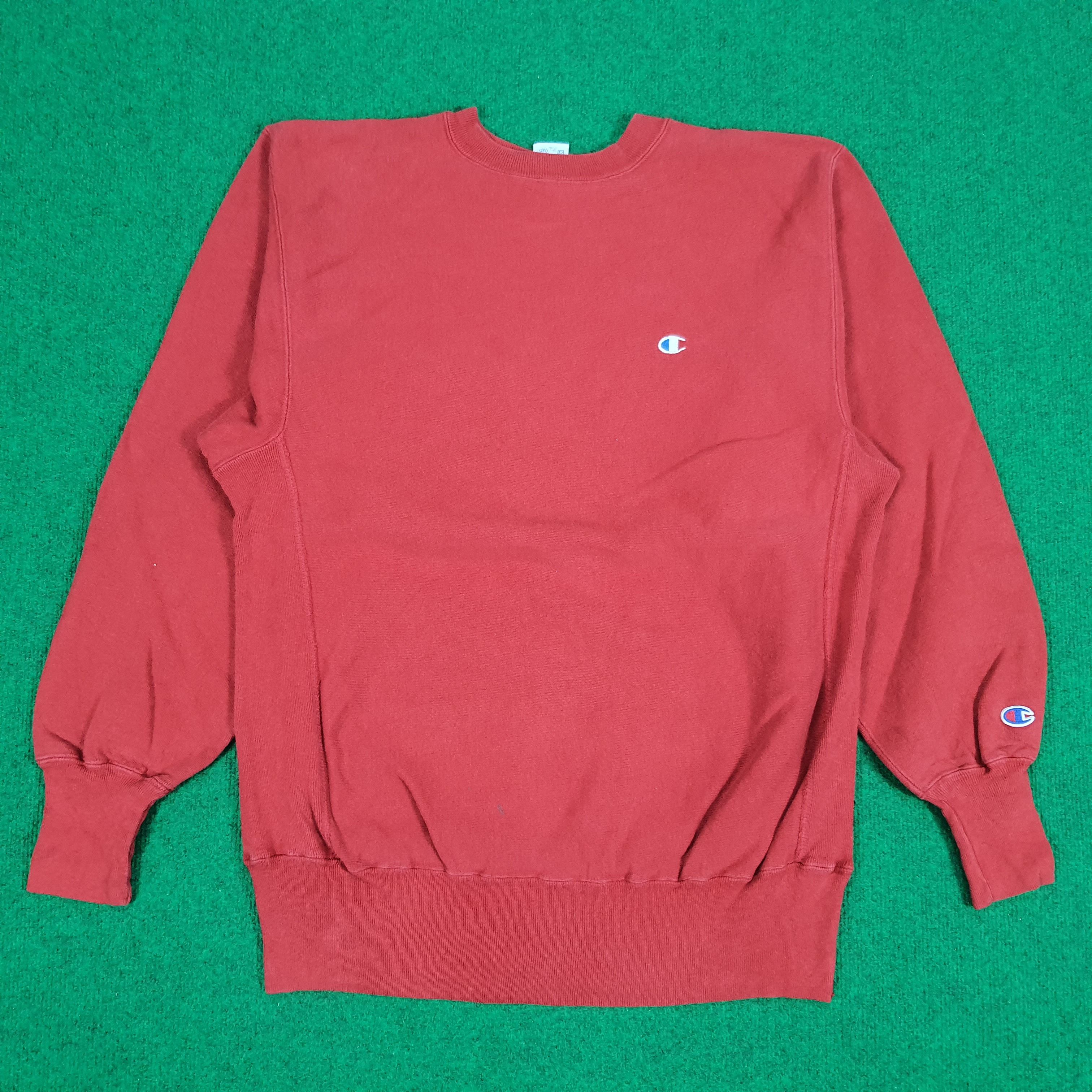 Champion × Vintage Vintage Champion Embroidery Logo Streetwear Sweatshirt Size US M / EU 48-50 / 2 - 1 Thumbnail