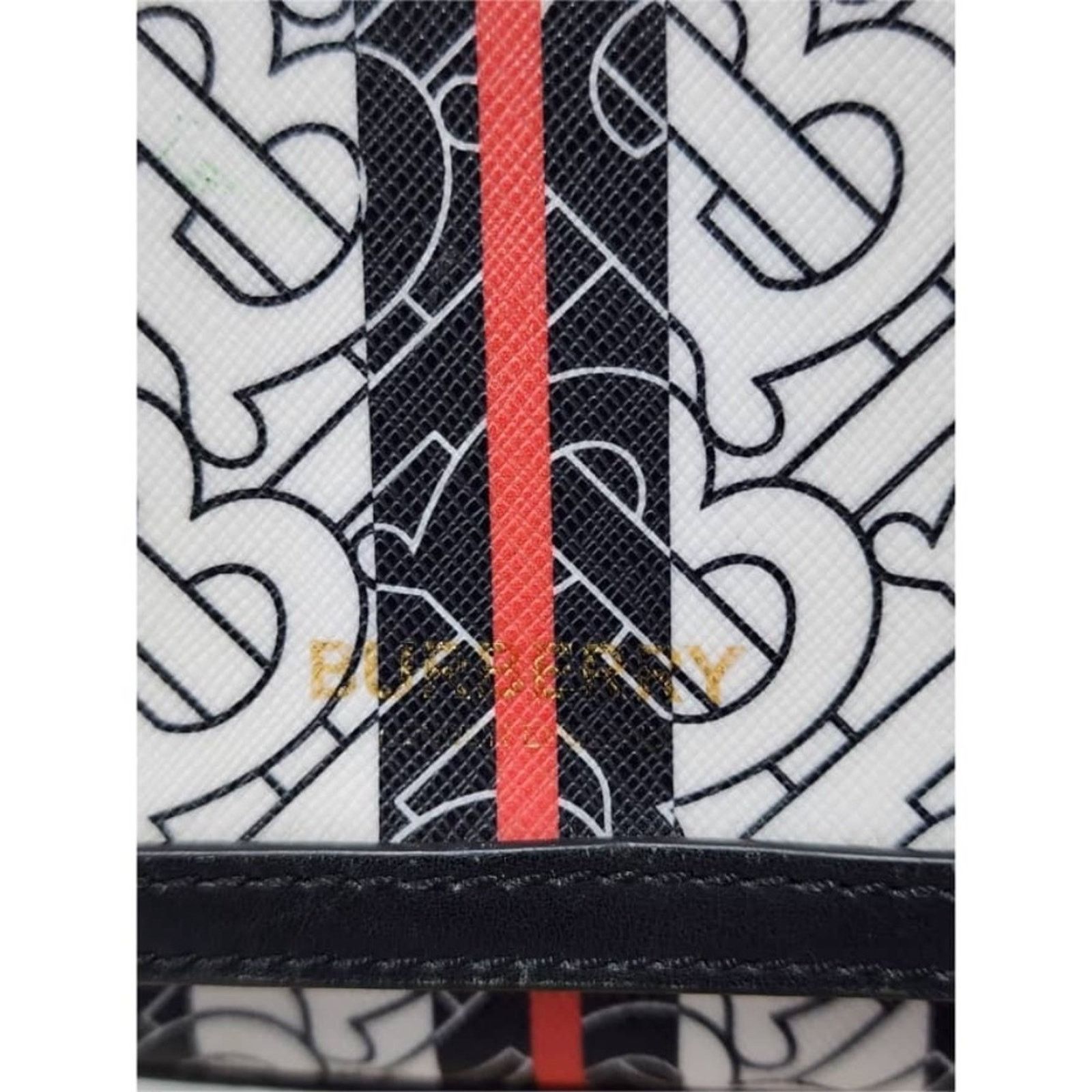 Burberry BURBERRY Pocket Mini Monogram Stripe E-Canvas Shoulder Bag B Size ONE SIZE - 9 Thumbnail
